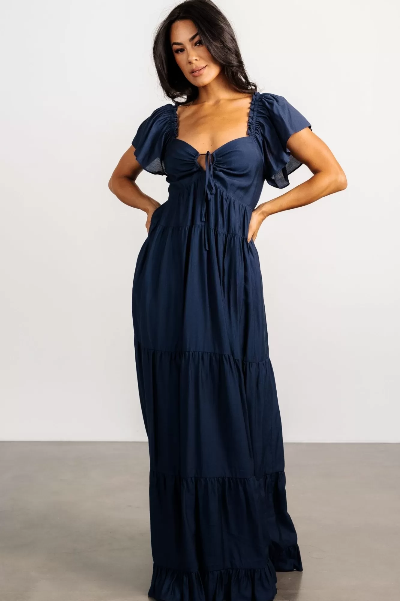 Baltic Born Maxi Dresses | Maxi Dresses | Agatha Maxi Dress | Dark Blue