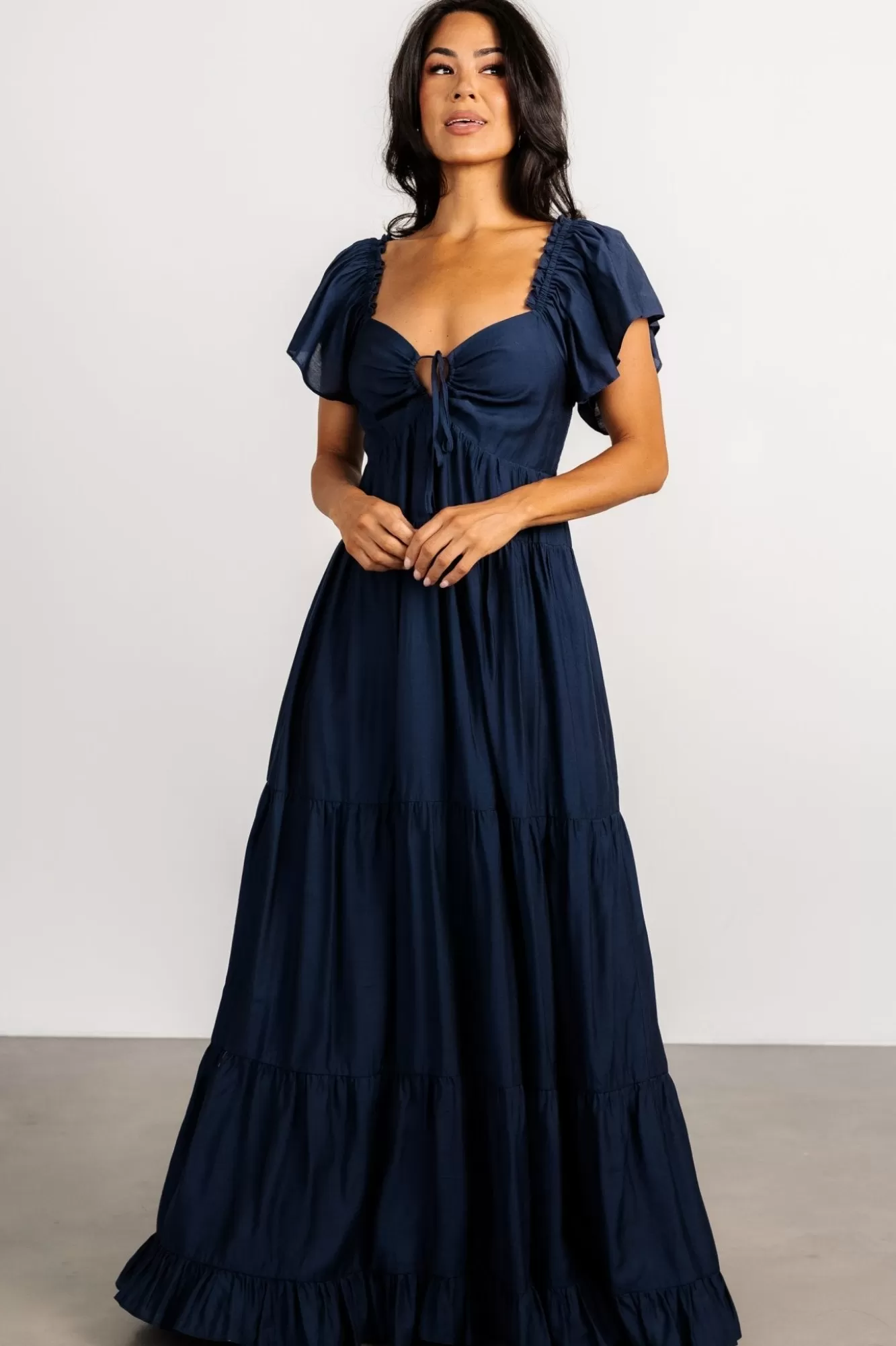 Baltic Born Maxi Dresses | Maxi Dresses | Agatha Maxi Dress | Dark Blue