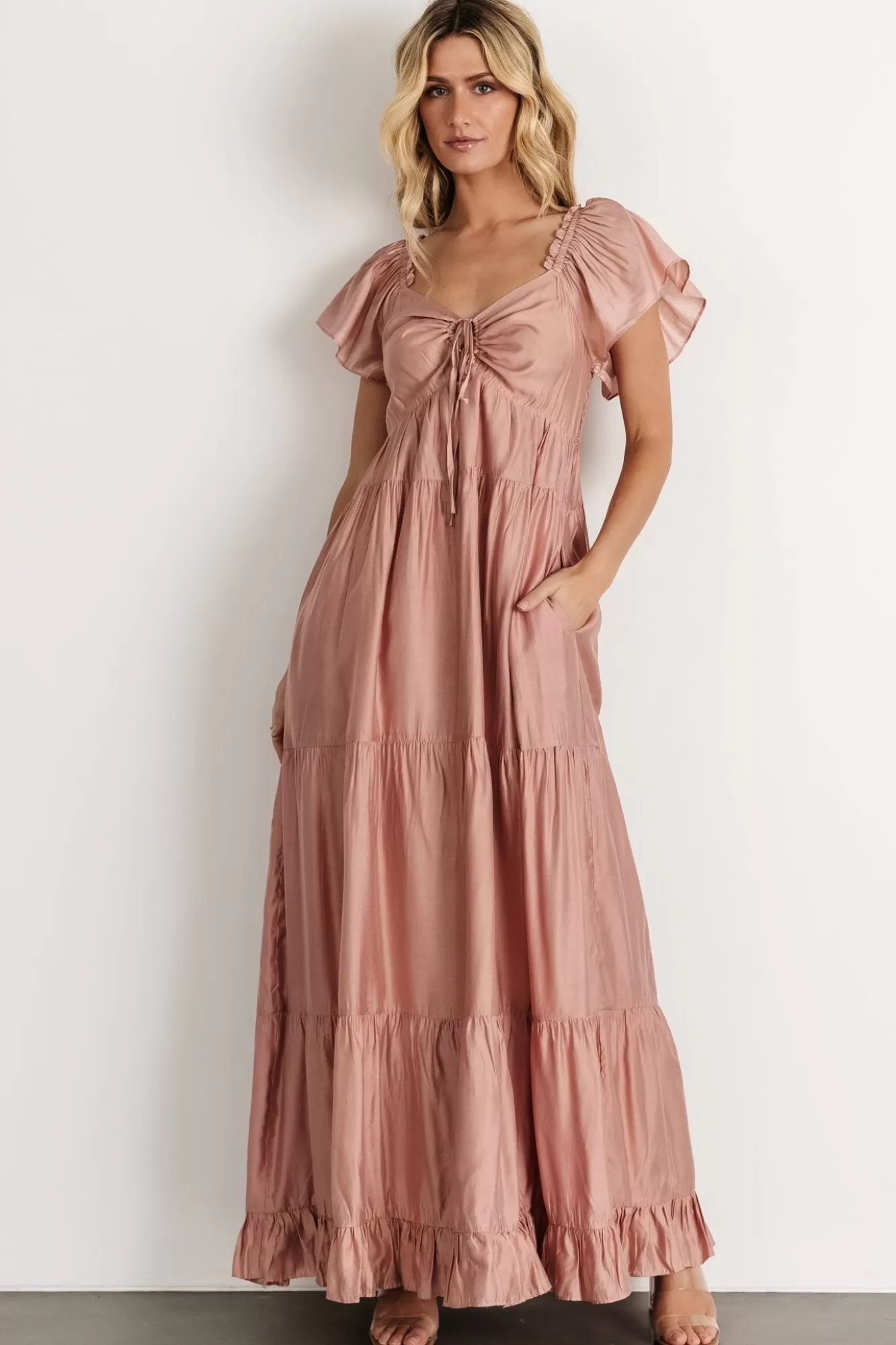 Baltic Born Maxi Dresses | Maxi Dresses | Agatha Maxi Dress | Dusty Mauve