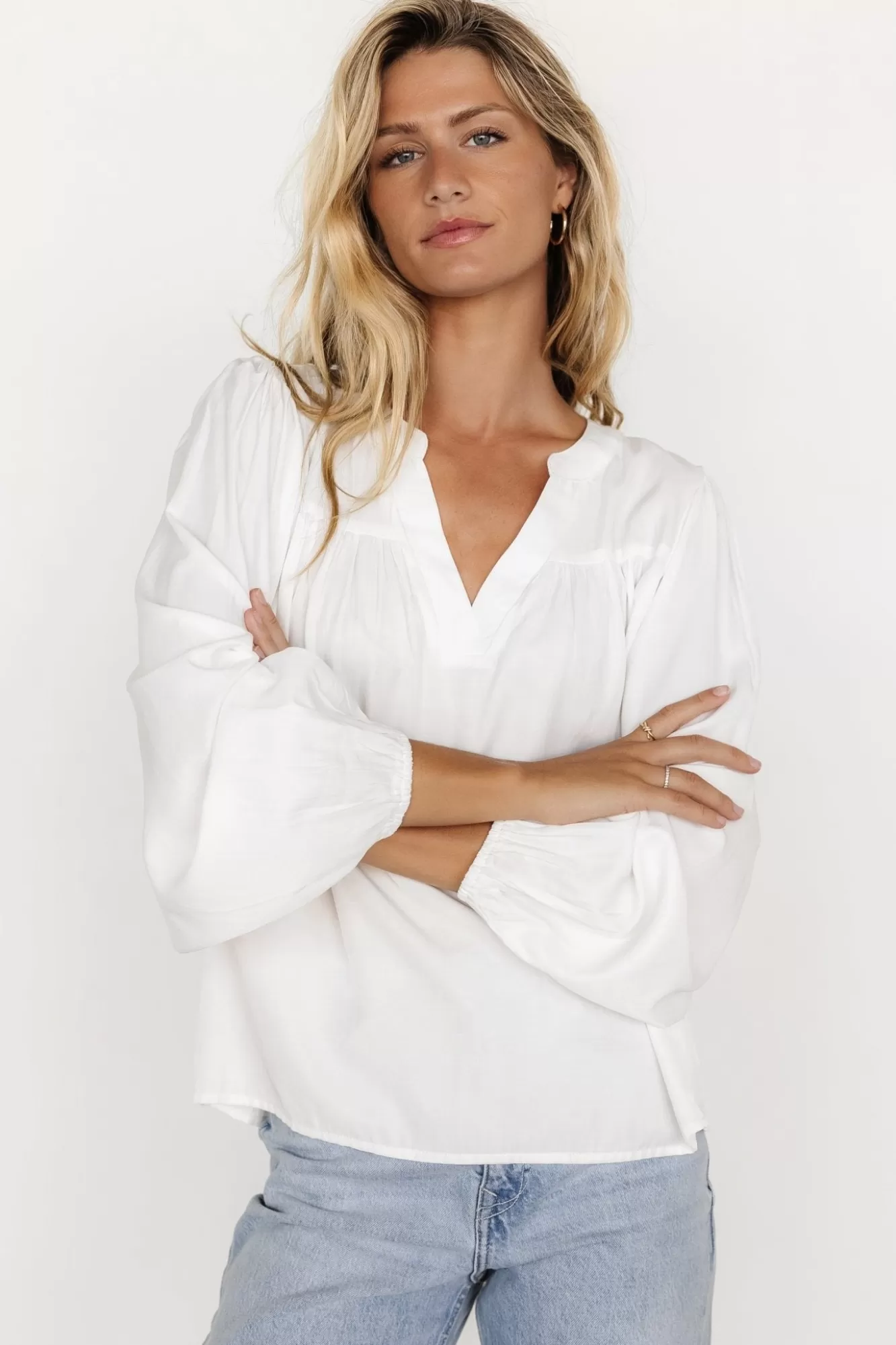 Baltic Born Blouses + Shirts | Alina Blouse | Off White