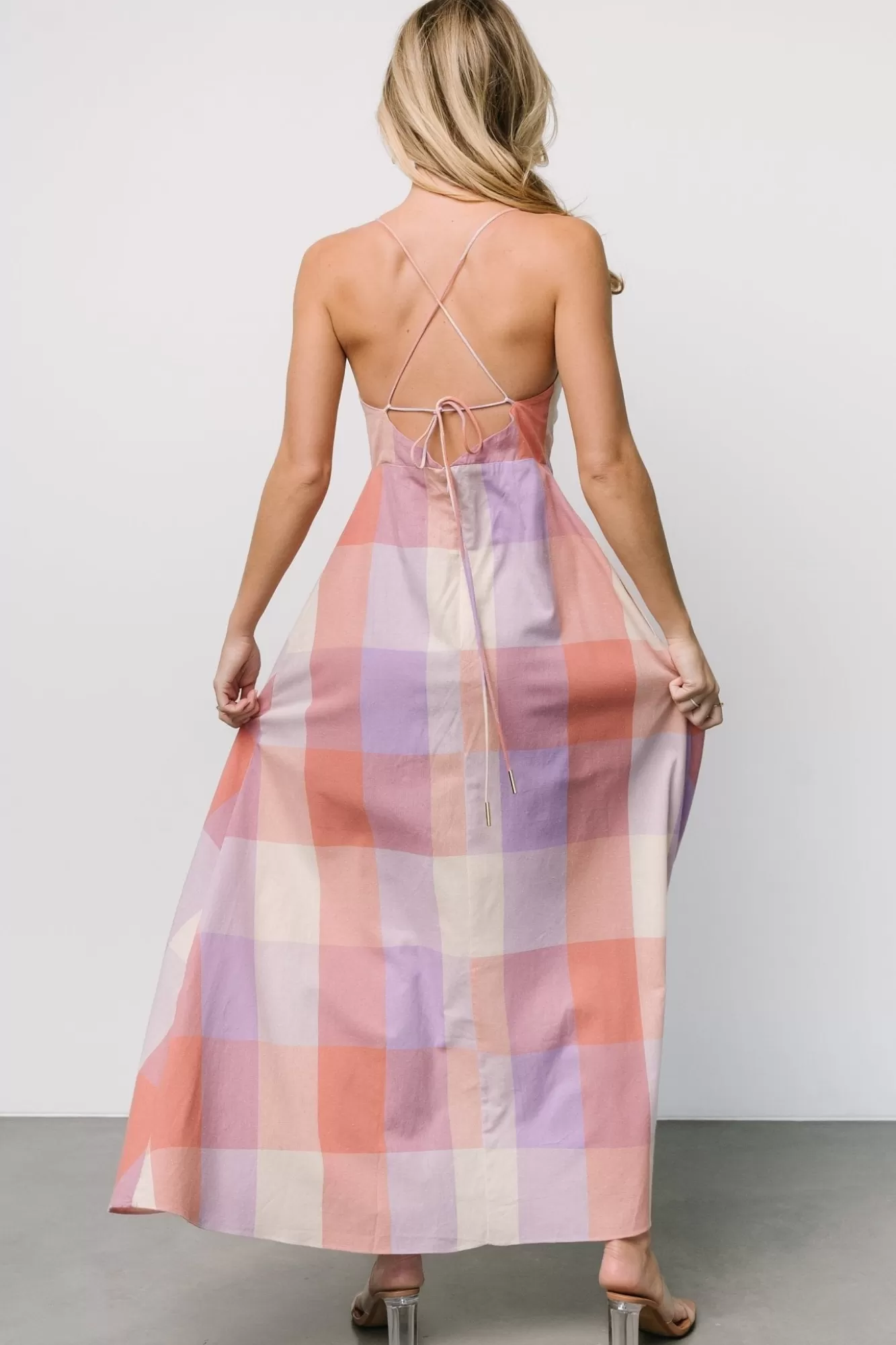 Baltic Born Maxi Dresses | Maxi Dresses | Ally Maxi Dress | Lavender + Coral Multi