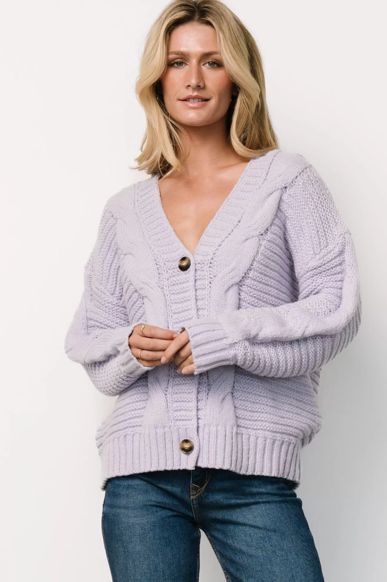 Baltic Born Sweaters | Ames Cable Knit Cardigan |