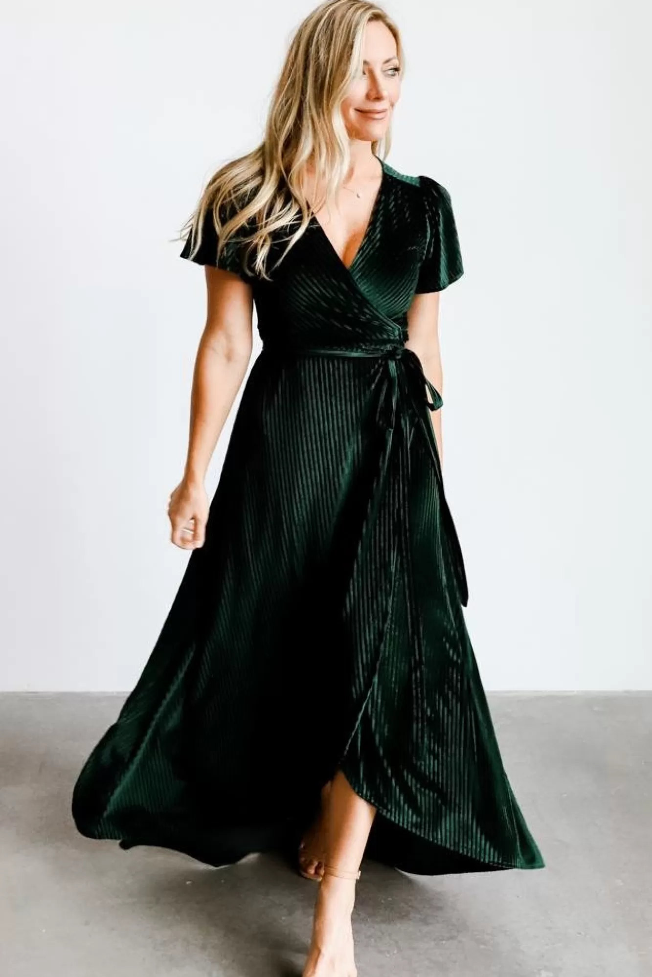 Baltic Born Maxi Dresses | Maxi Dresses | Andi Ribbed Velvet Wrap Dress |