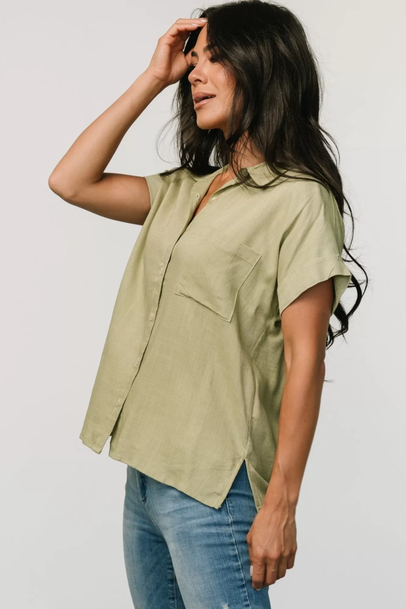 Baltic Born Blouses + Shirts | Andrews Button Top |