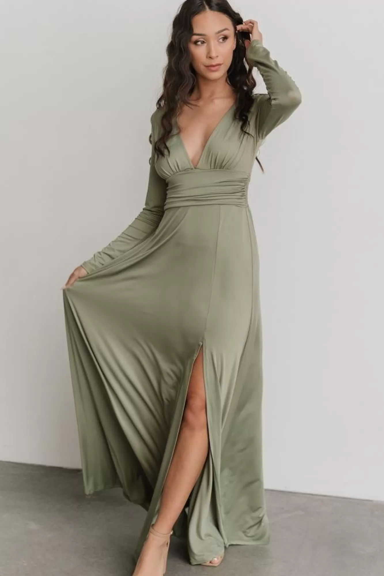 Baltic Born Maxi Dresses | Maxi Dresses | Arianna Maxi Dress | Dusty Sage