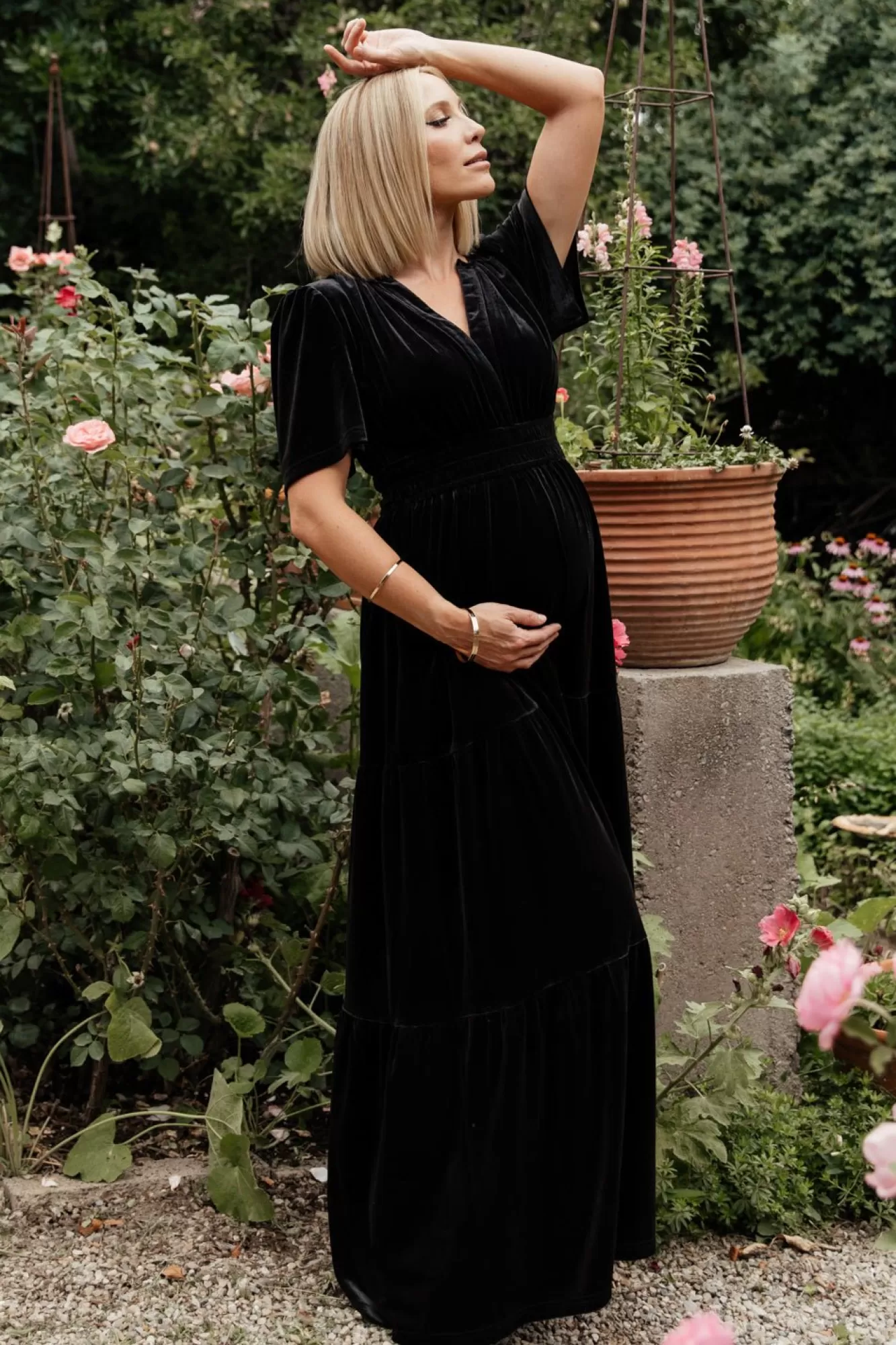 Baltic Born Maxi Dresses | Maxi Dresses | Artemis Velvet Maxi Dress |