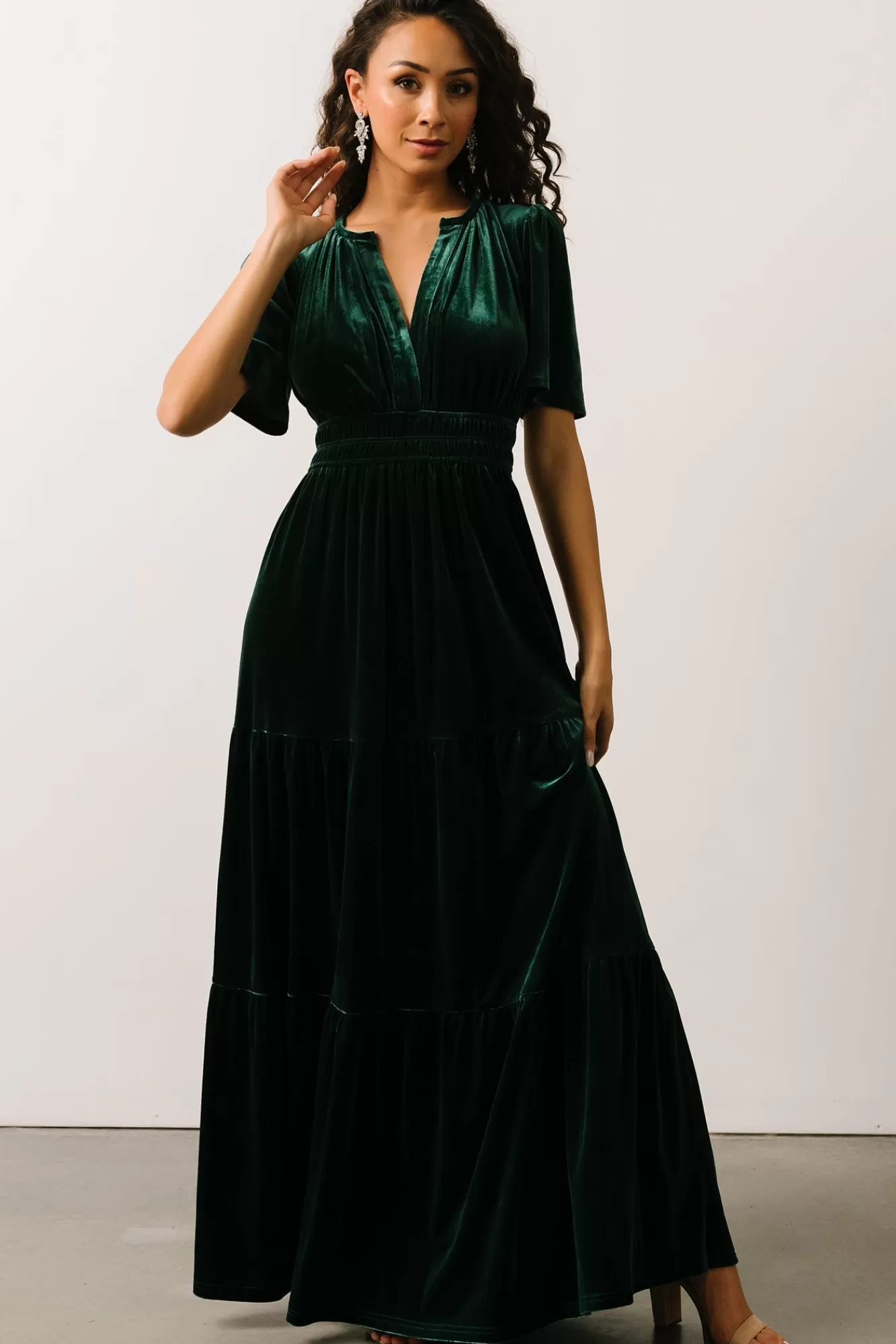 Baltic Born Maxi Dresses | Maxi Dresses | Artemis Velvet Maxi Dress |