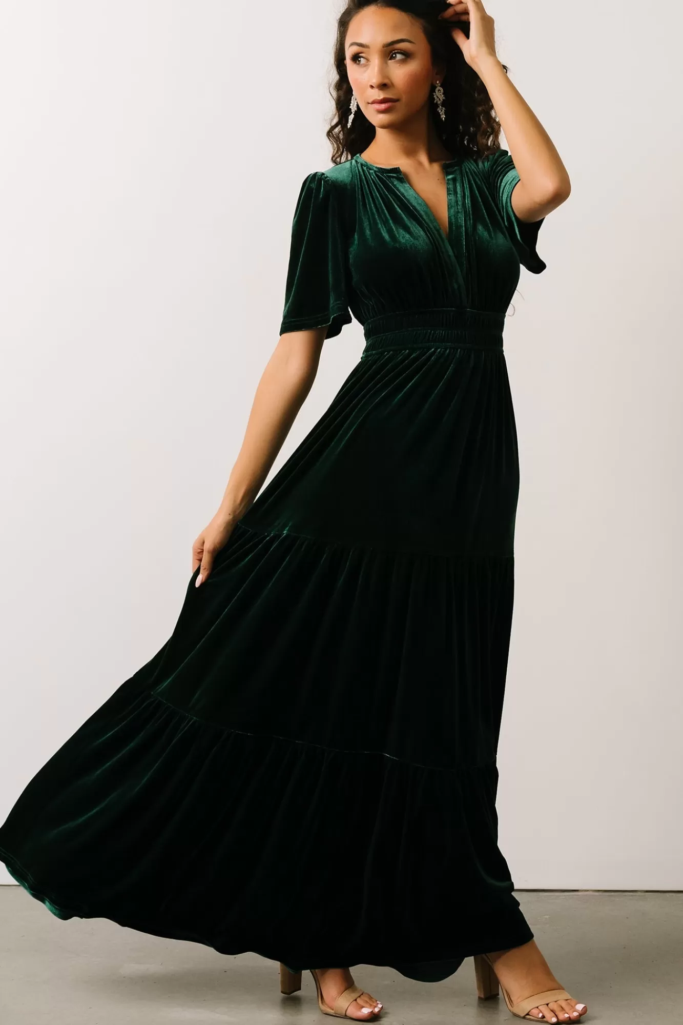 Baltic Born Maxi Dresses | Maxi Dresses | Artemis Velvet Maxi Dress |