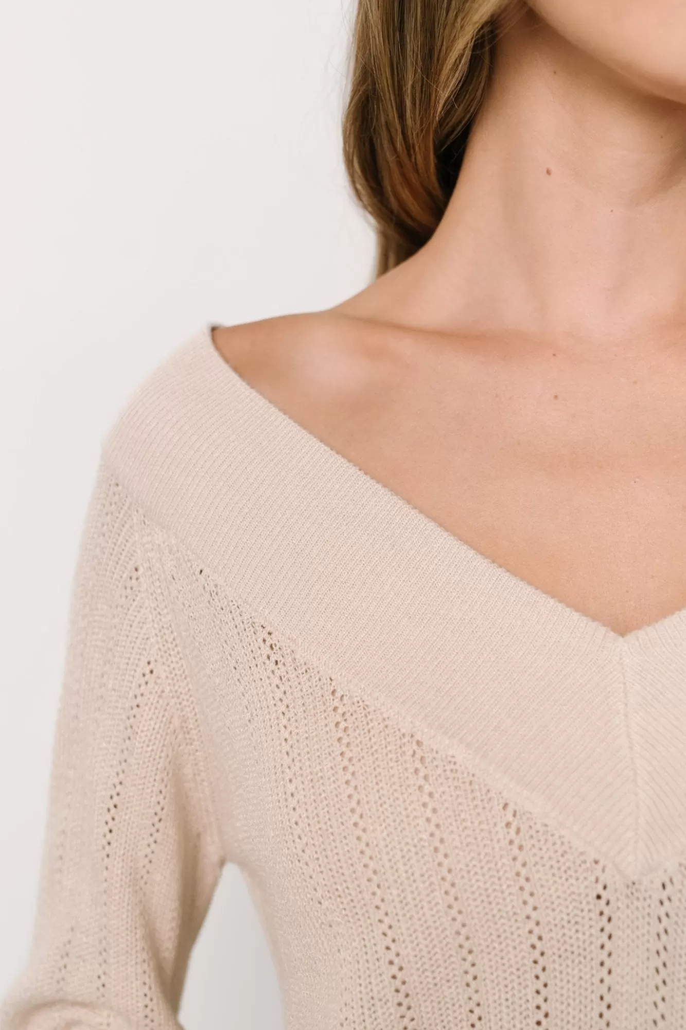 Baltic Born Sweaters | Ashby V Neck Sweater Top |