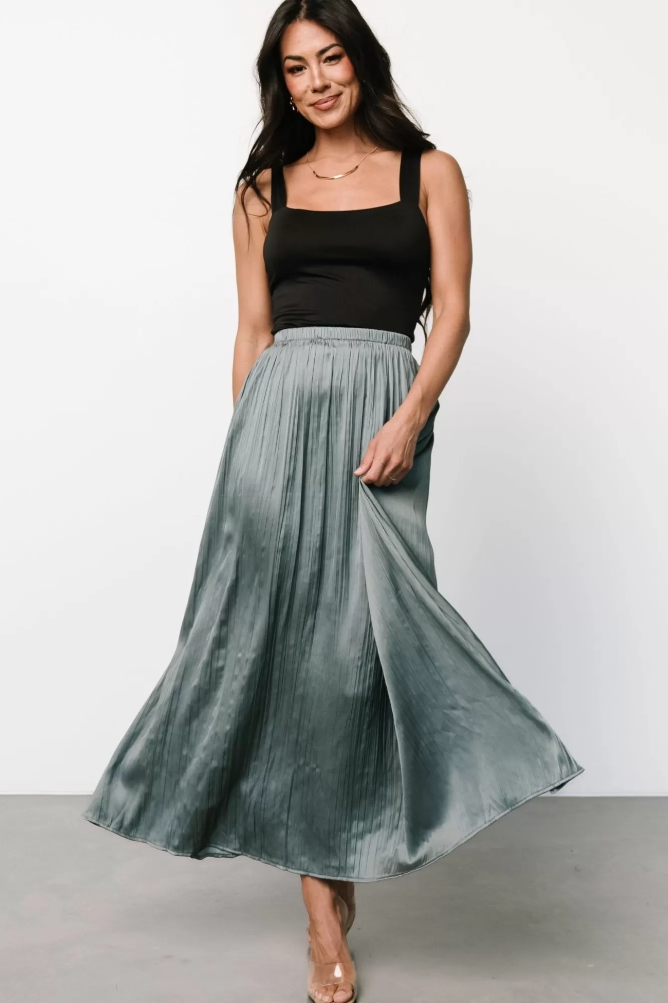 Baltic Born Maxi Dresses | Maxi Dresses | Baker Satin Skirt |