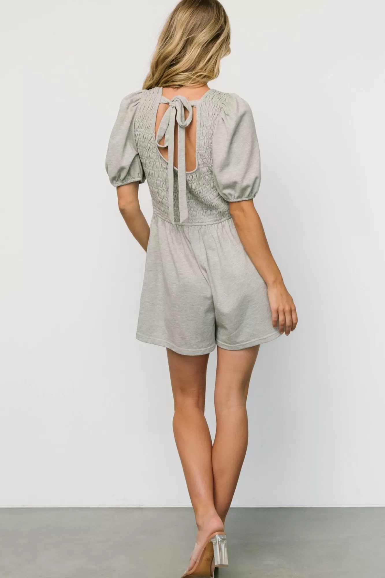 Baltic Born Jumpsuits + Rompers | Beaumont Romper | Heather Gray