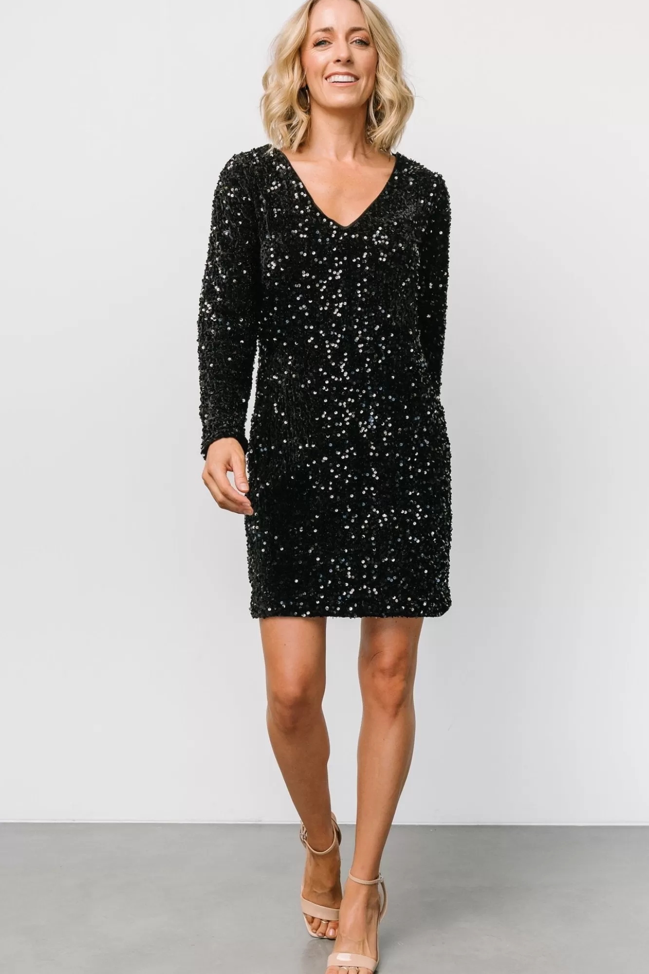 Baltic Born Short Dresses | Short Dresses | Betty Sequin Short Dress |