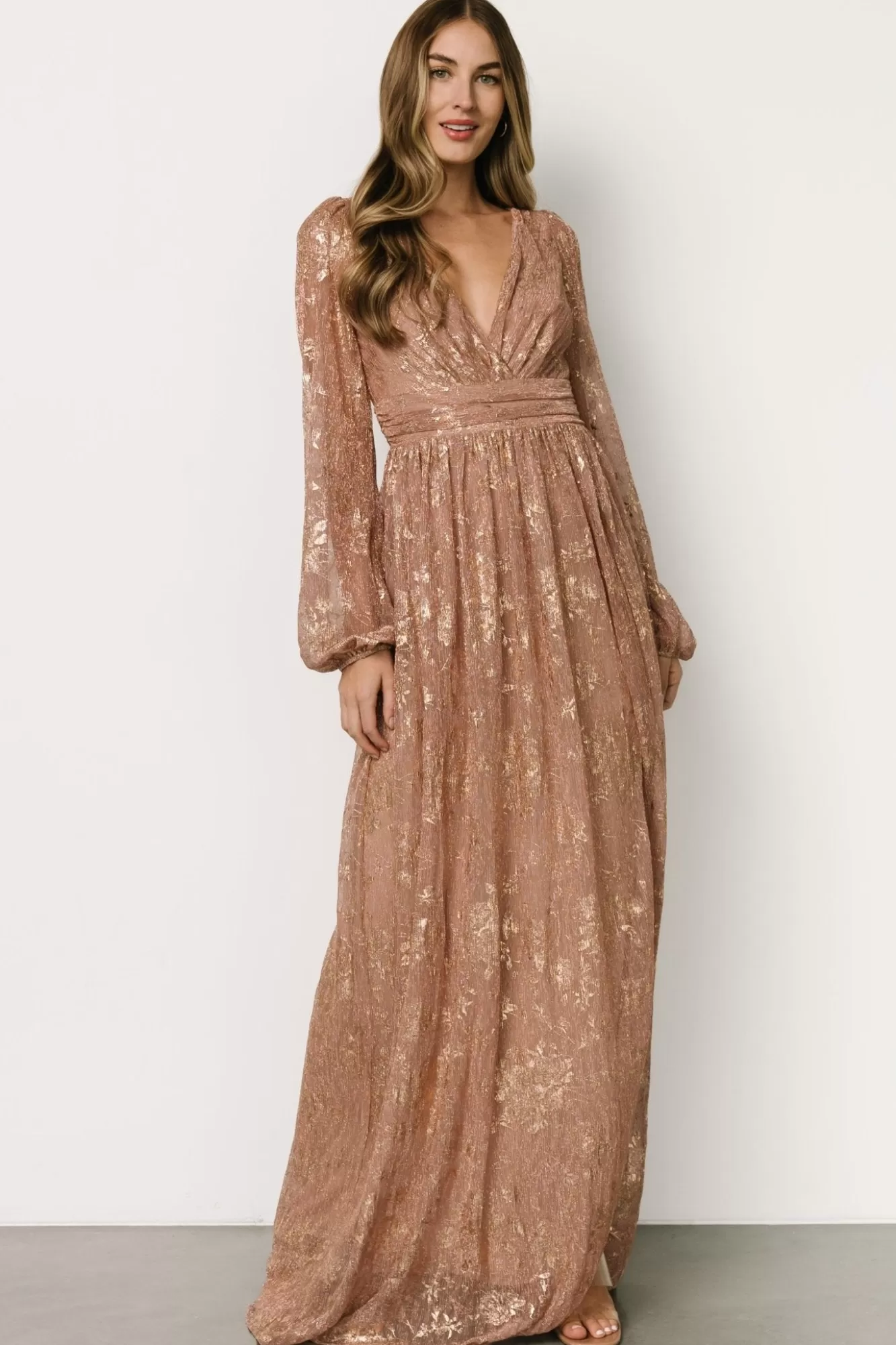 Baltic Born Maxi Dresses | Maxi Dresses | Charlene Maxi Dress | Rose Gold