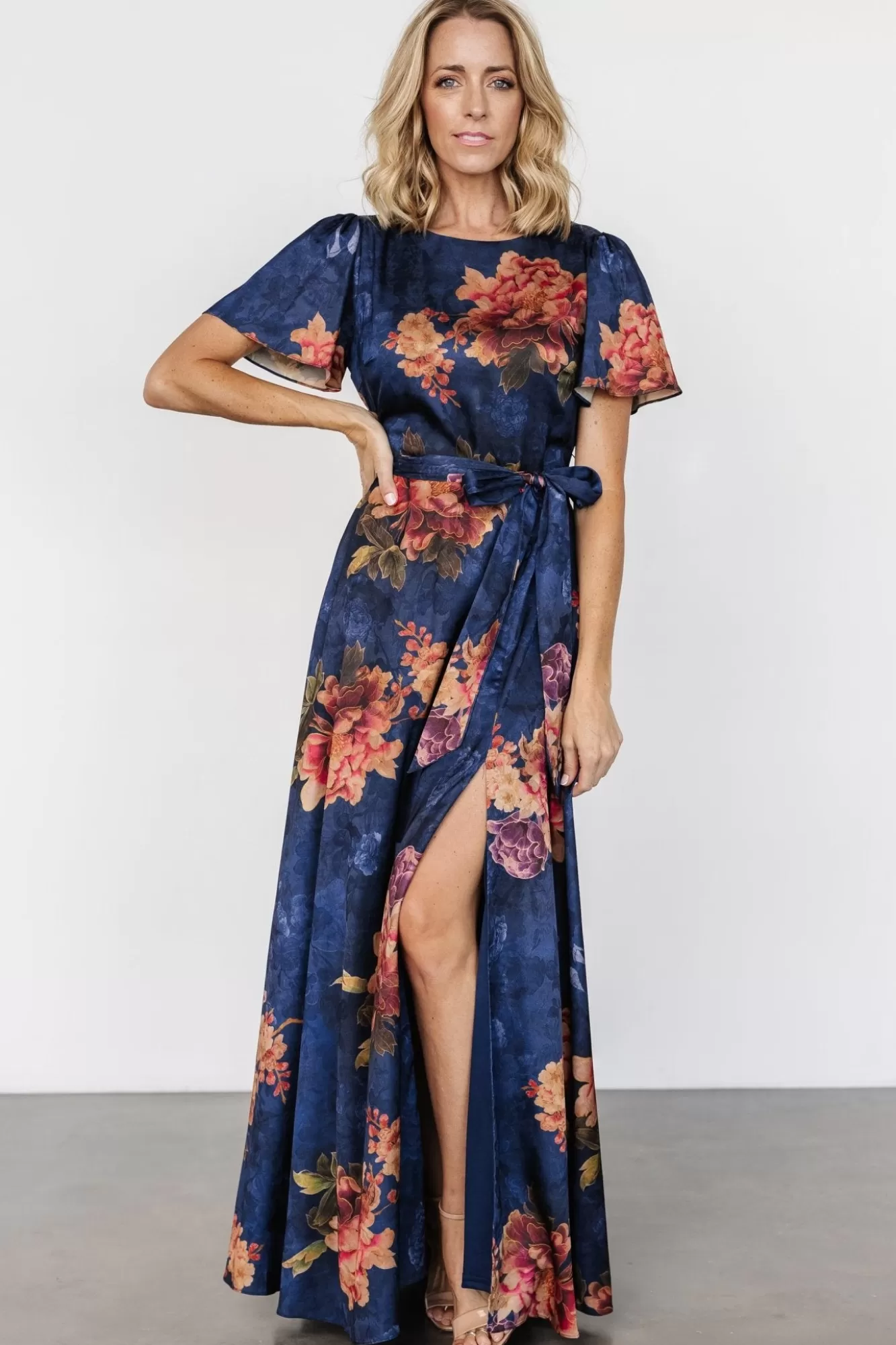 Baltic Born Maxi Dresses | Maxi Dresses | Colina Maxi Dress | Navy Floral