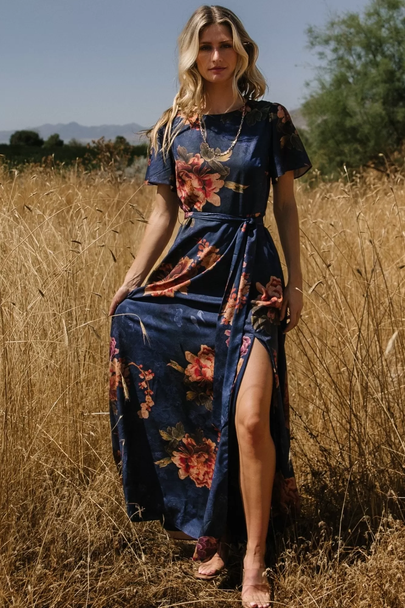 Baltic Born Maxi Dresses | Maxi Dresses | Colina Maxi Dress | Navy Floral