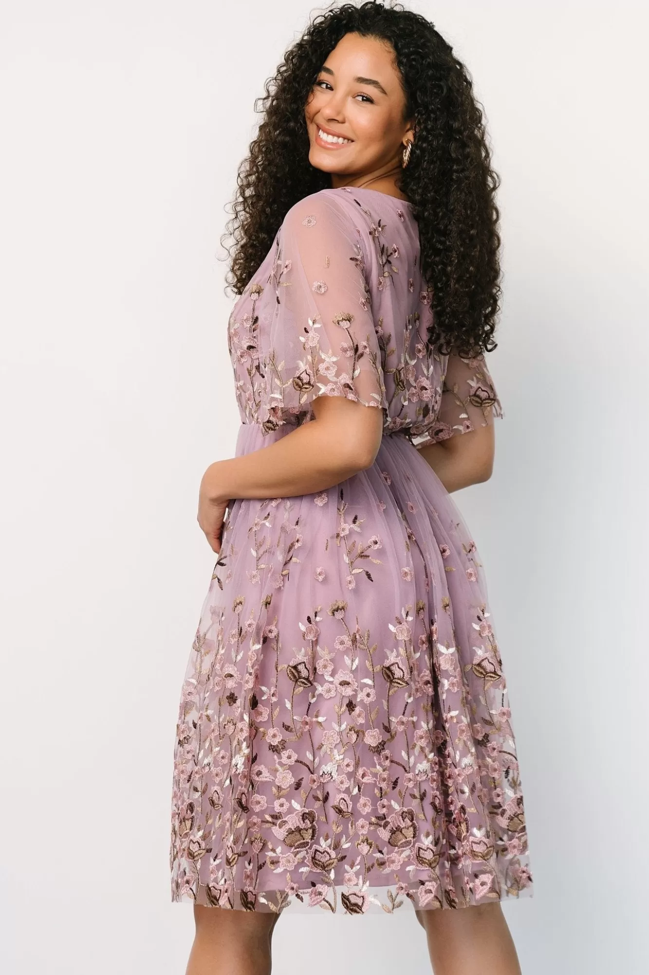 Baltic Born Short Dresses | Short Dresses | Duchess Tulle Dress | Lilac Garden