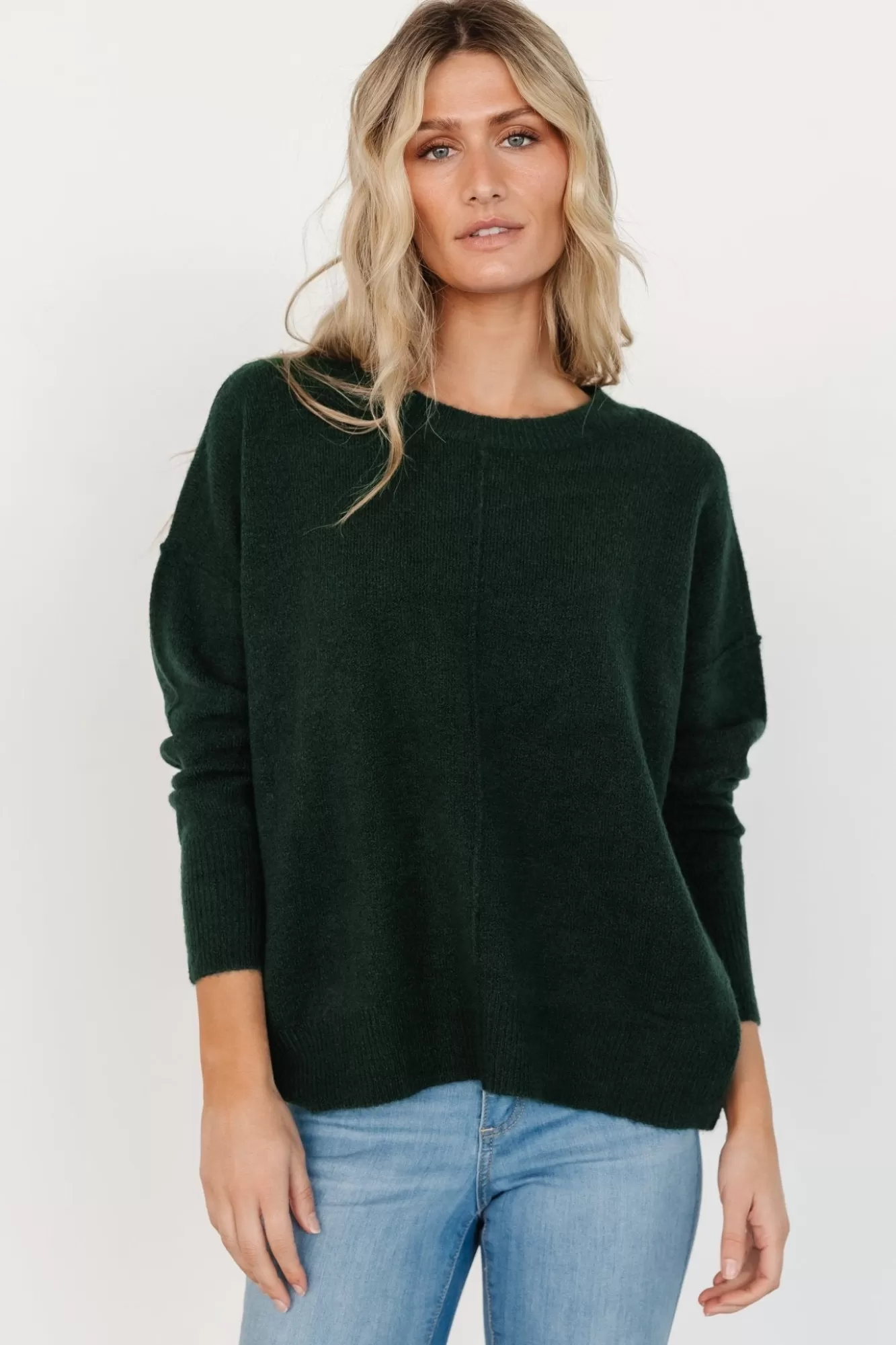 Baltic Born Sweaters | Edmonton Sweater | Dark Green