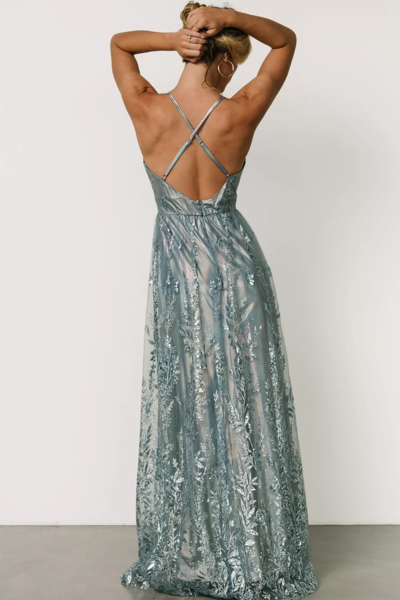 Baltic Born Maxi Dresses | Maxi Dresses | Eirena Sparkle Gown | Light Blue