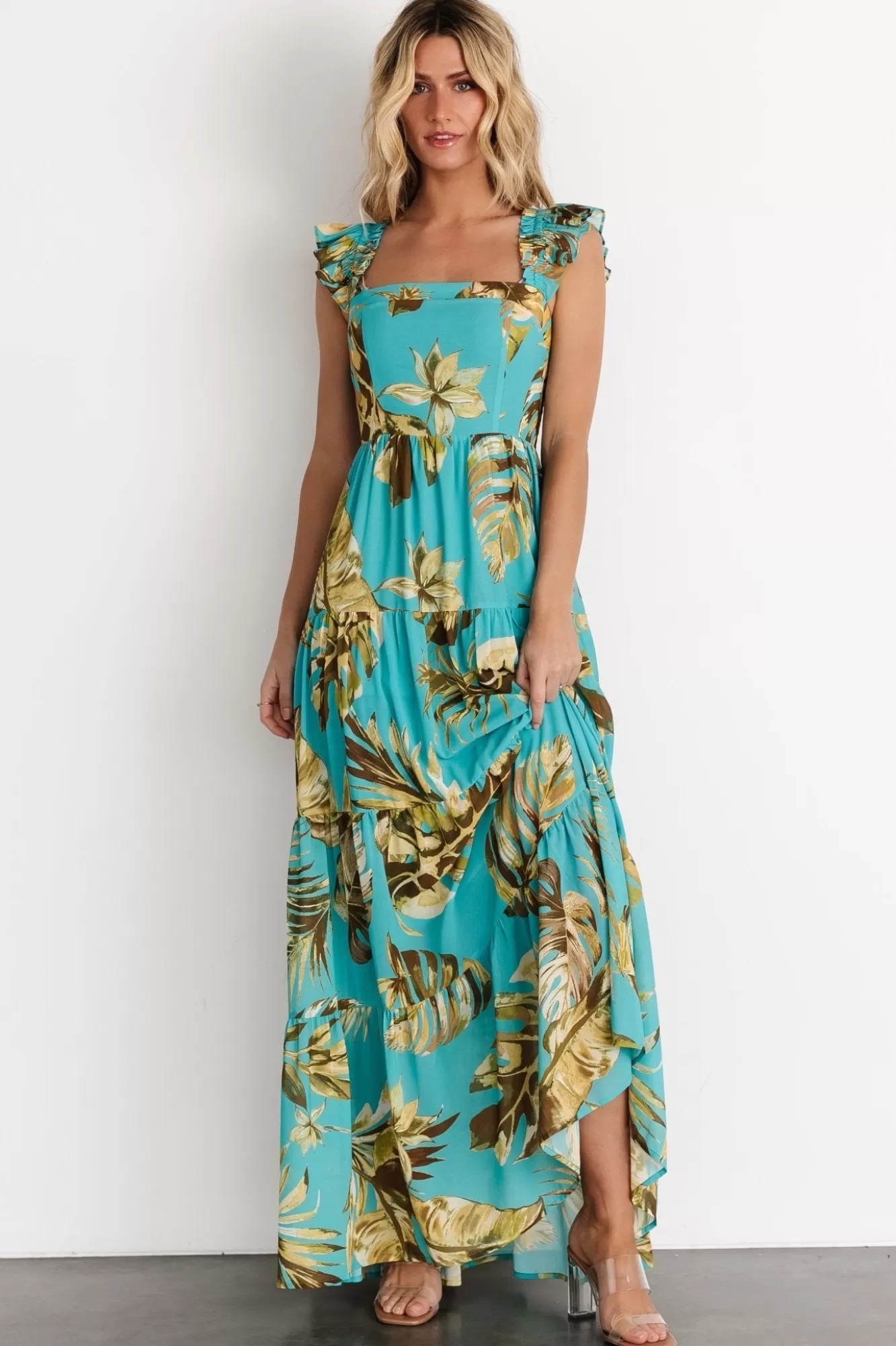 Baltic Born Maxi Dresses | Maxi Dresses | Encinitas Maxi Dress | Caribbean Blue Print