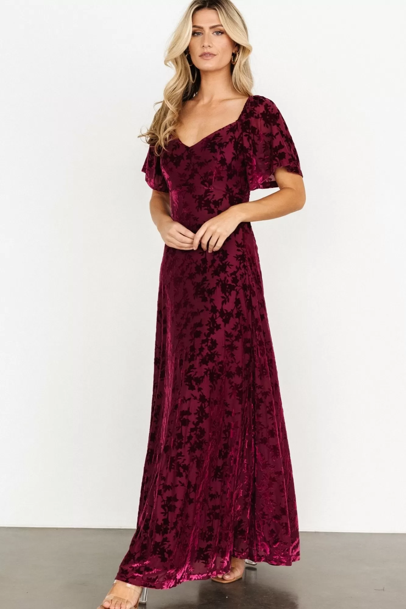 Baltic Born Maxi Dresses | Maxi Dresses | Everley Velvet Maxi Dress |