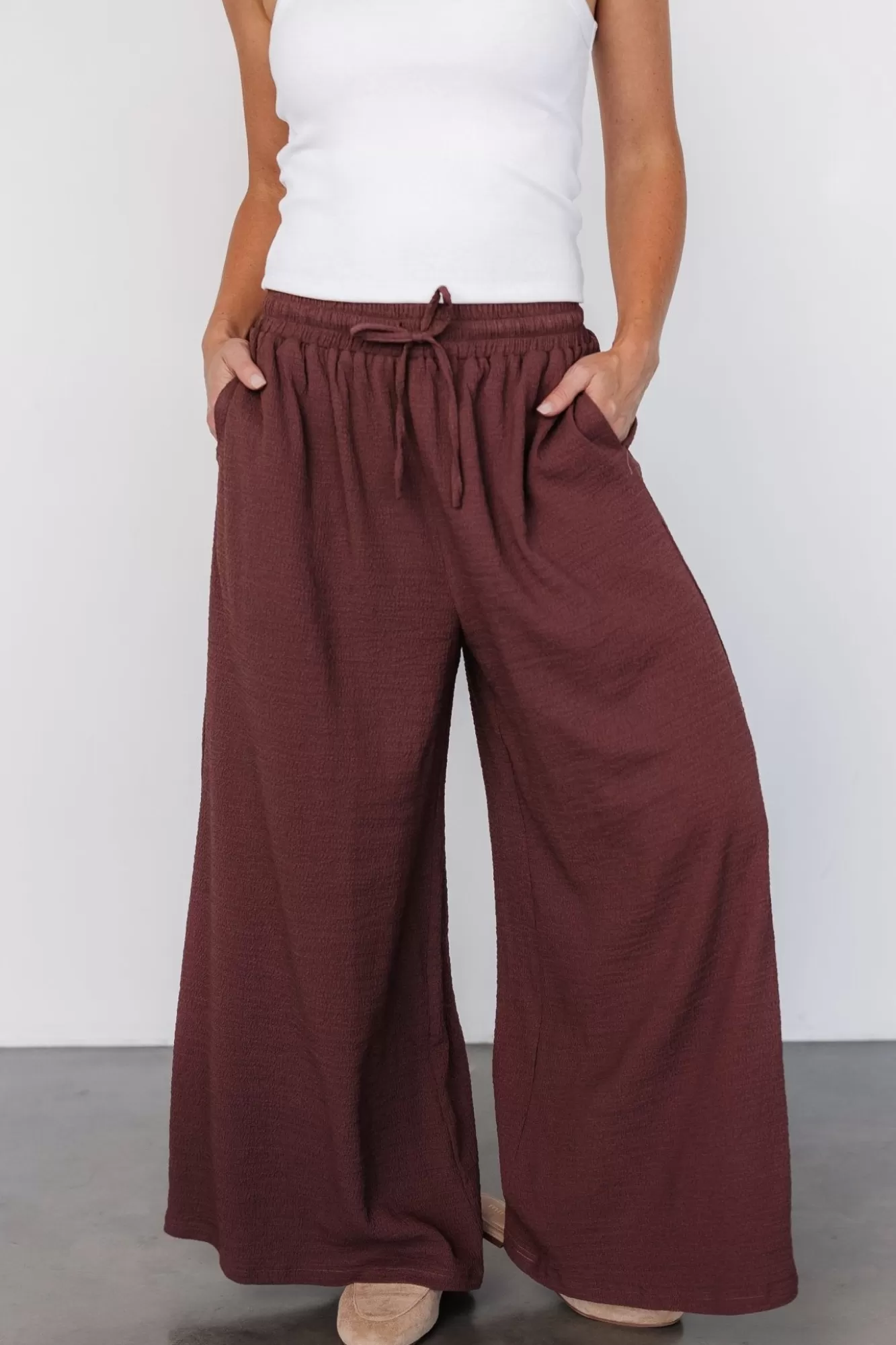 Baltic Born Pants | Florence Textured Pants | Desert Rose