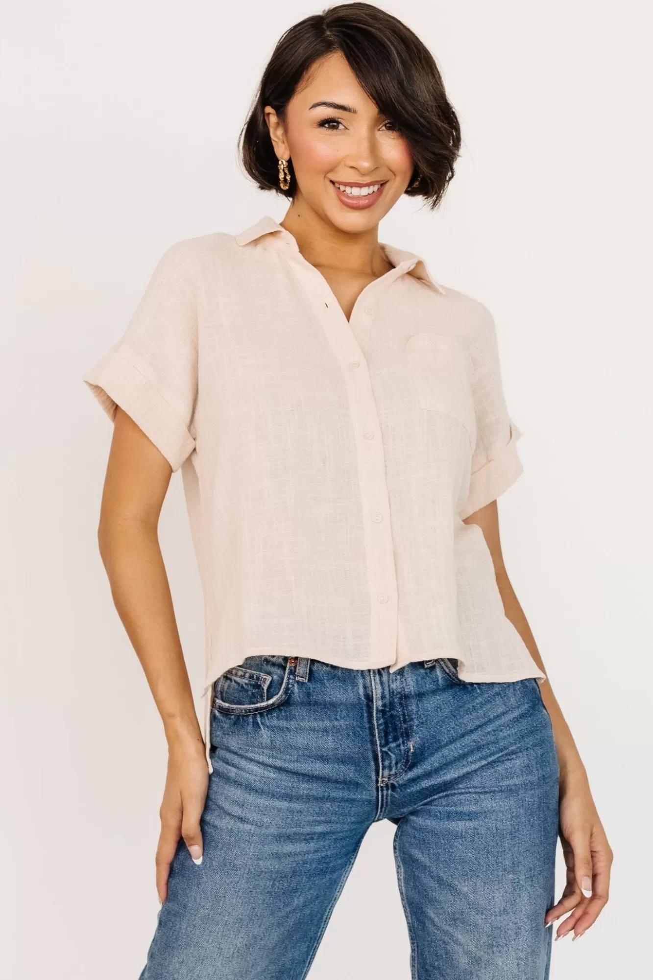 Baltic Born Blouses + Shirts | Hammond Short Sleeve Top |