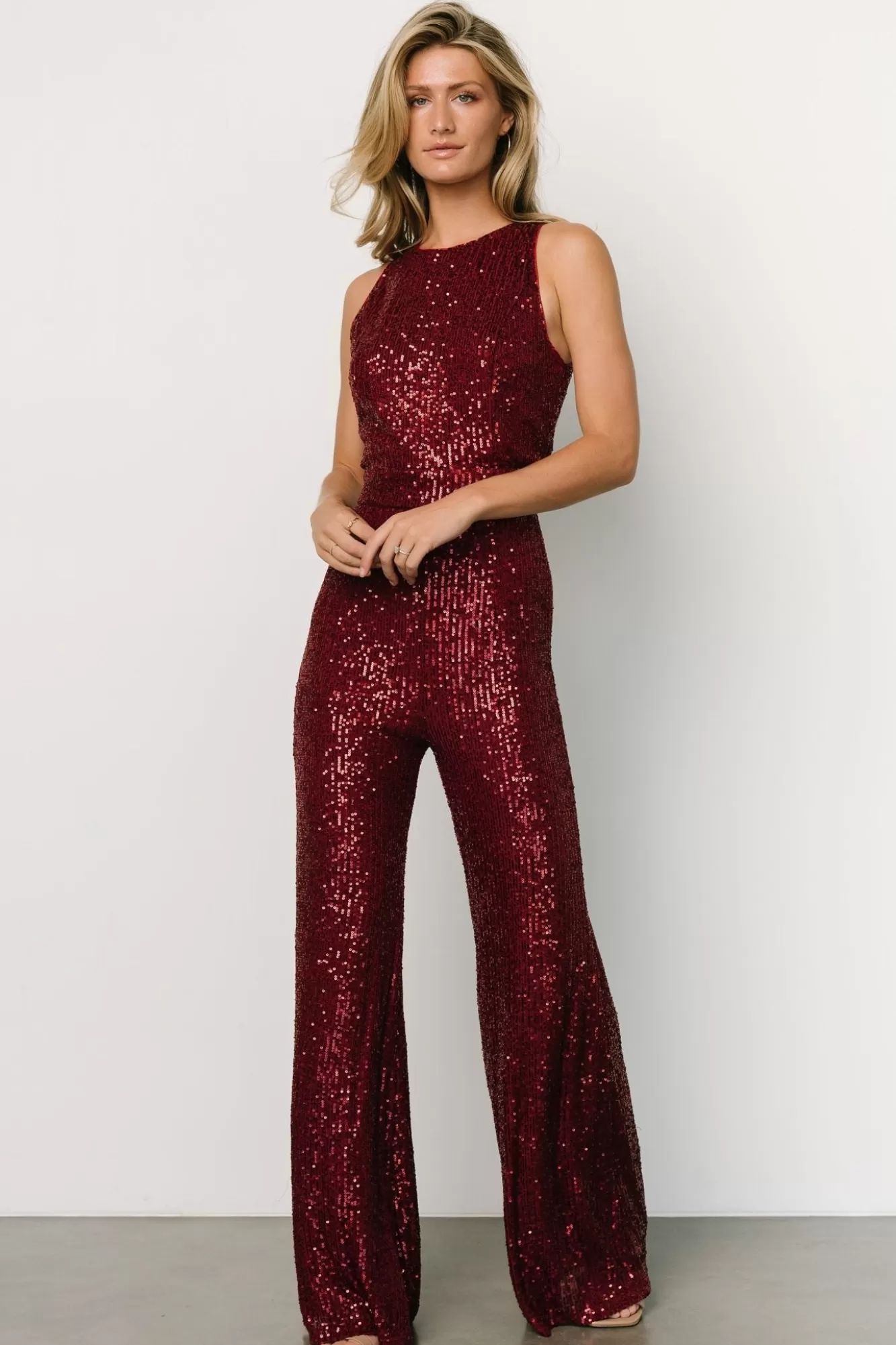 Baltic Born Embellished + Sequin | Embellished + Sequin | Hillary Sequin Jumpsuit |