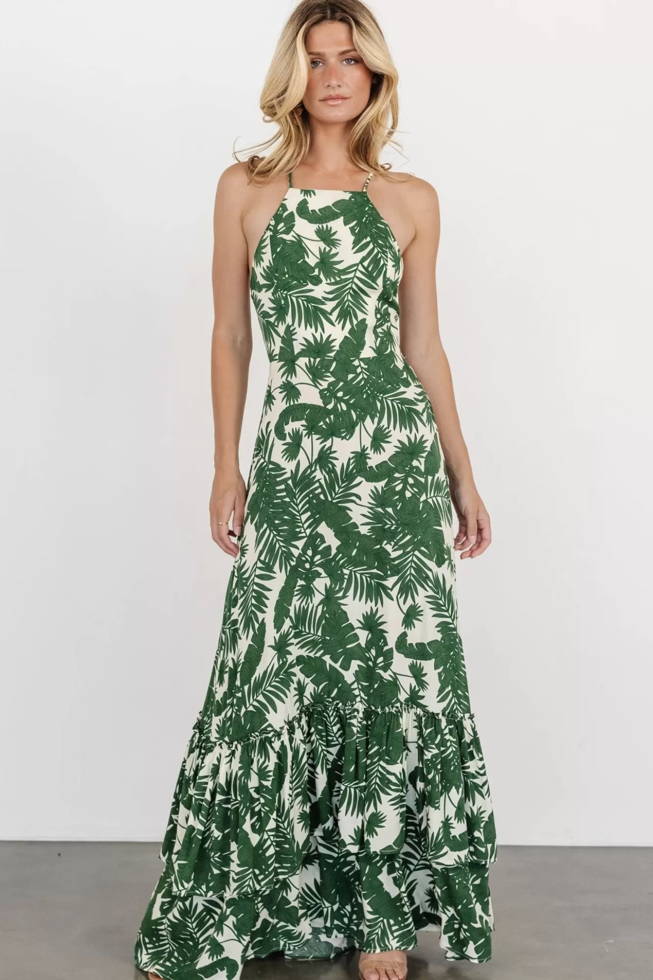 Baltic Born Maxi Dresses | Maxi Dresses | Indio Maxi Dress | Green Print