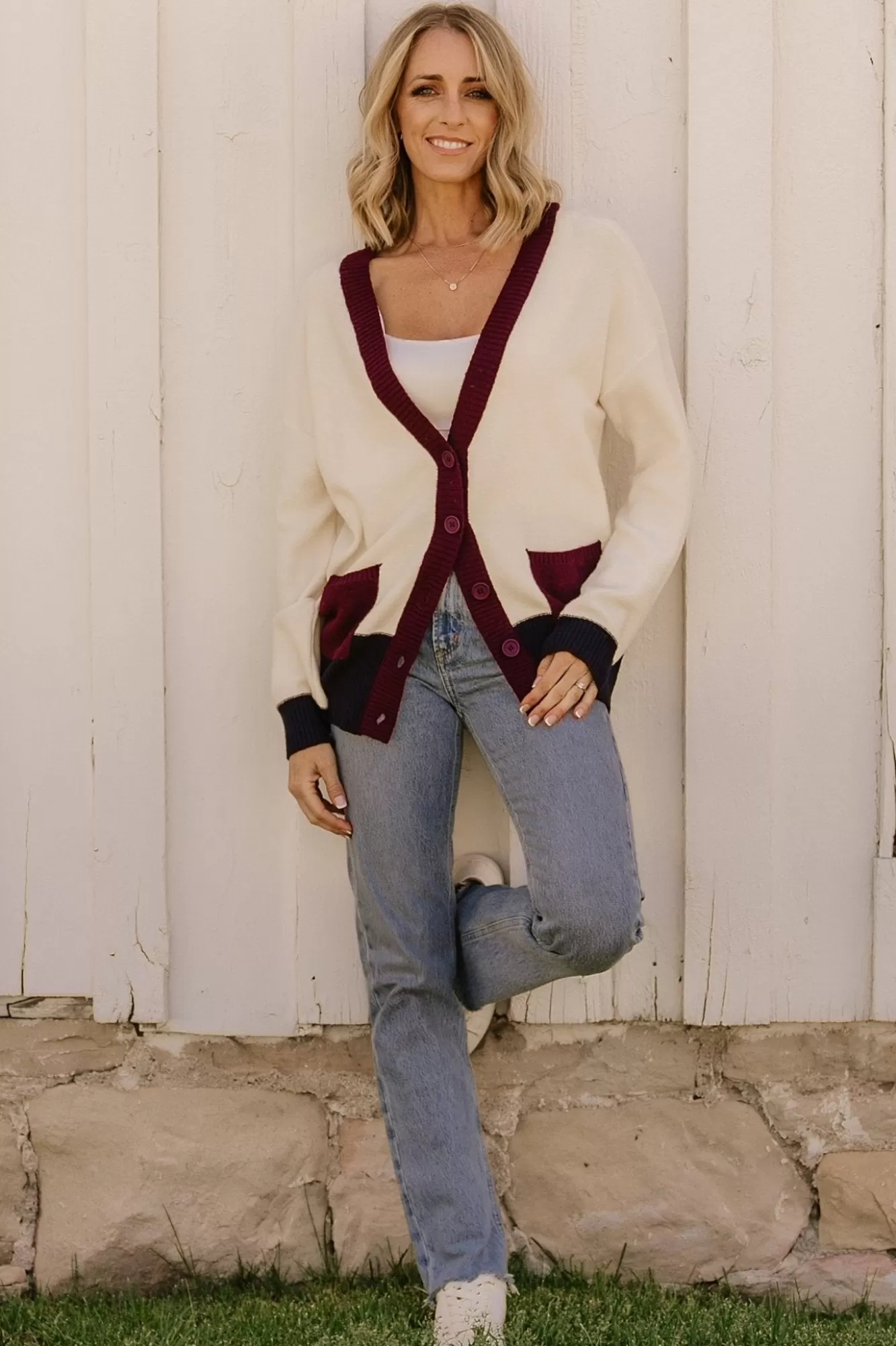 Baltic Born Sweaters | Cardigans | Jax Cardigan | Cream Multi