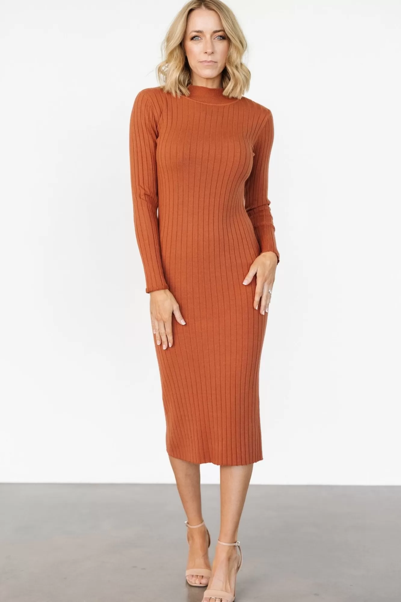 Baltic Born Midi Dresses | Midi Dresses | Jill Ribbed Midi Dress |