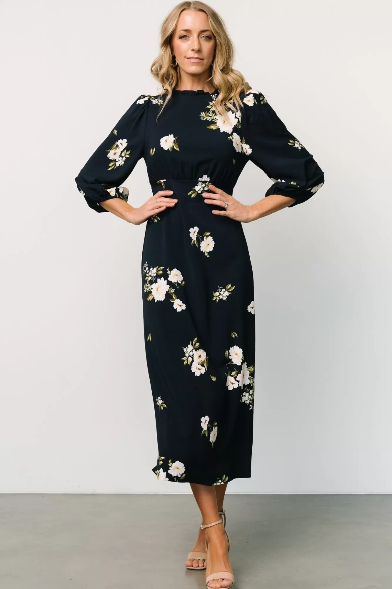 Baltic Born Maxi Dresses | Maxi Dresses | Karalie Maxi Dress | Navy Floral