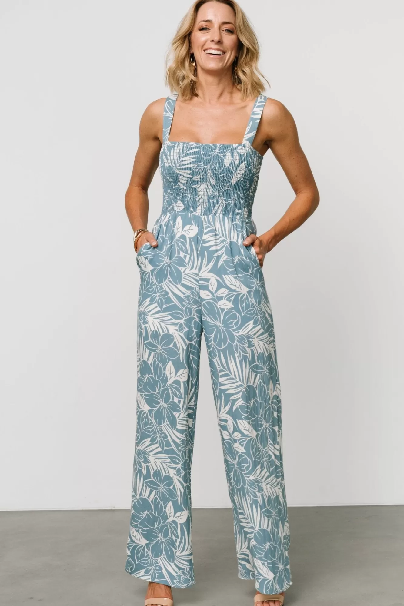 Baltic Born Jumpsuits + Rompers | Keely Tank Jumpsuit | Blue Print