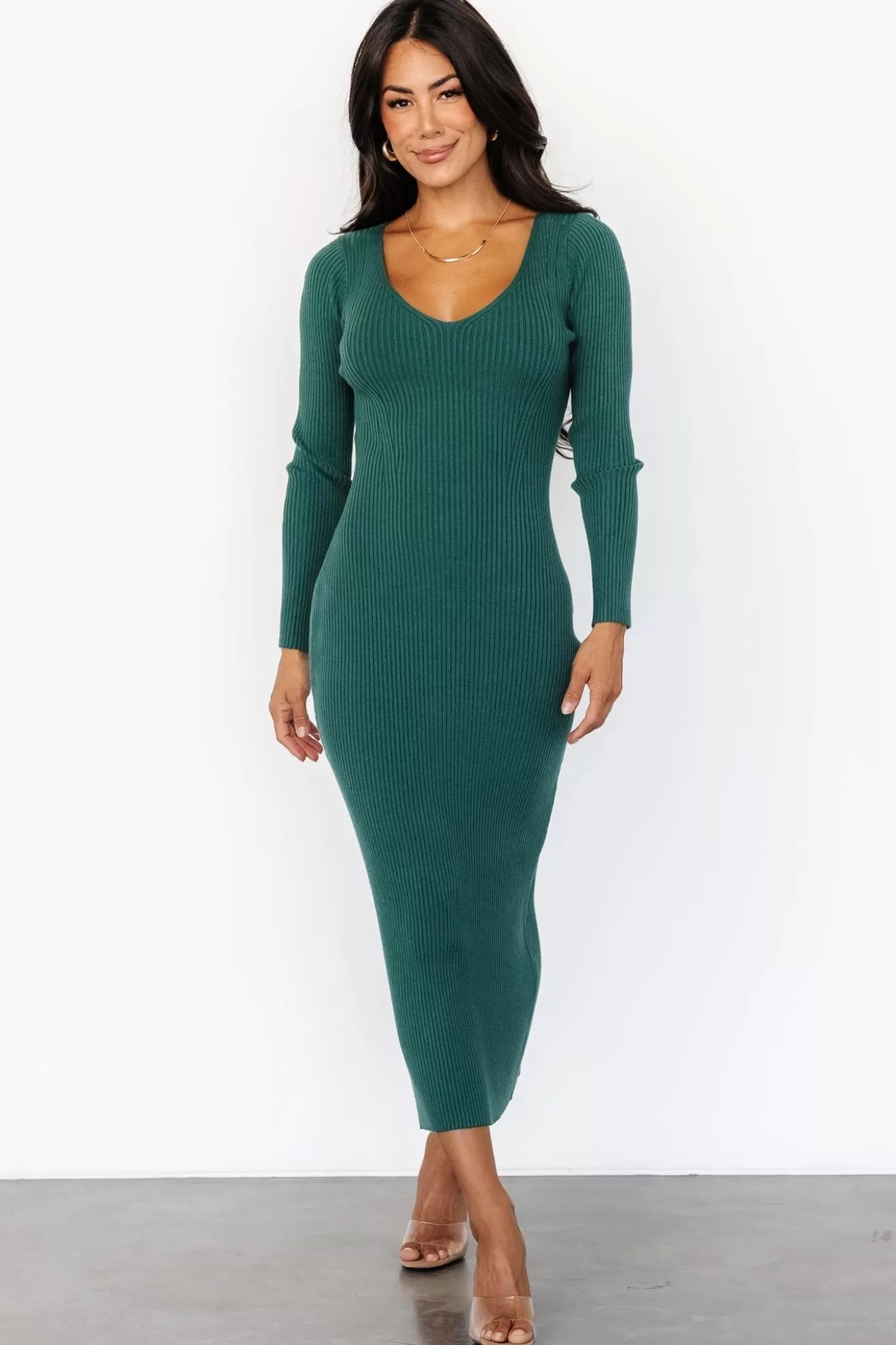 Baltic Born Midi Dresses | Midi Dresses | Kendall Ribbed Midi Dress |