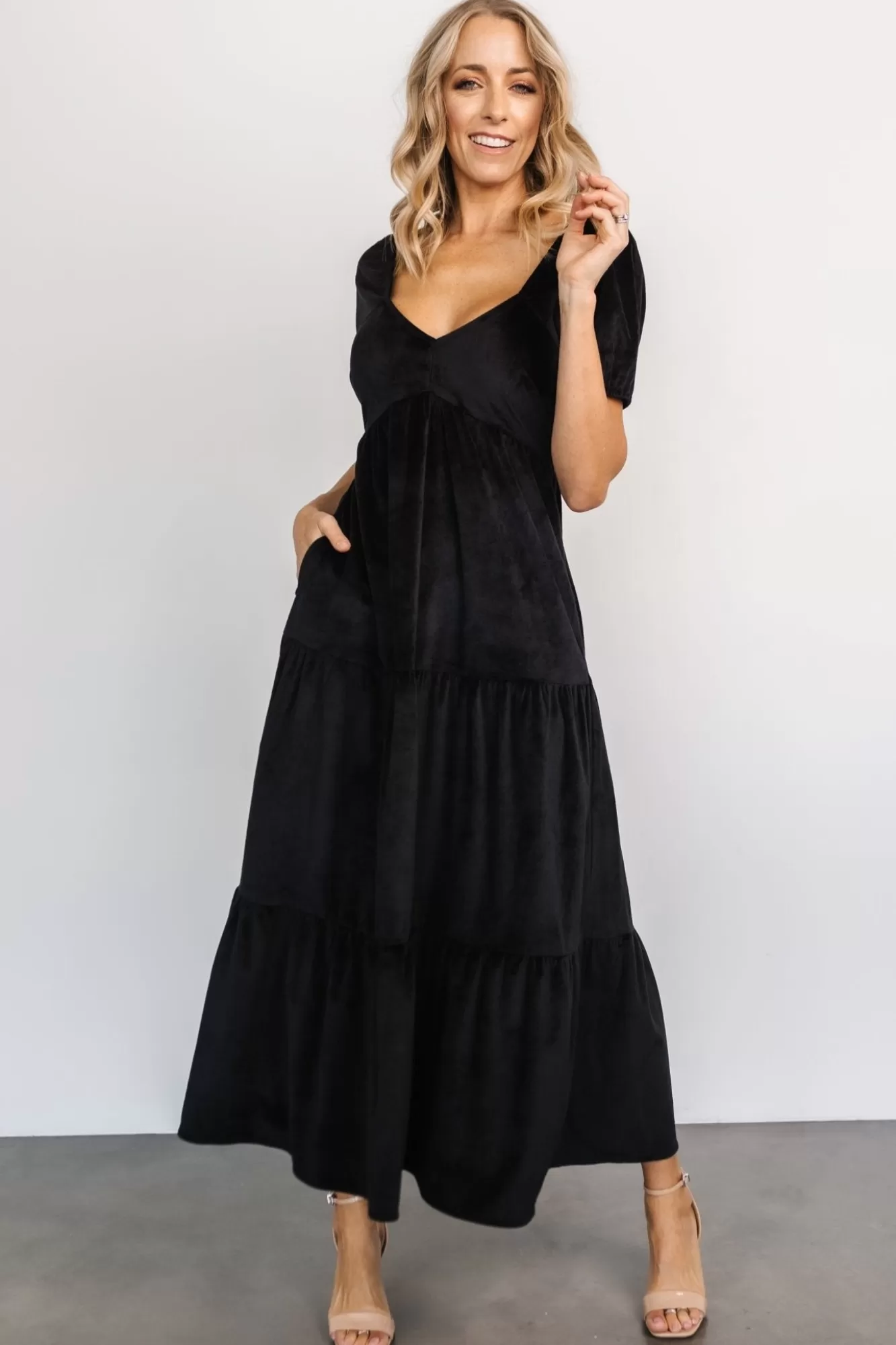 Baltic Born Maxi Dresses | Maxi Dresses | Kenli Velvet Maxi Dress |