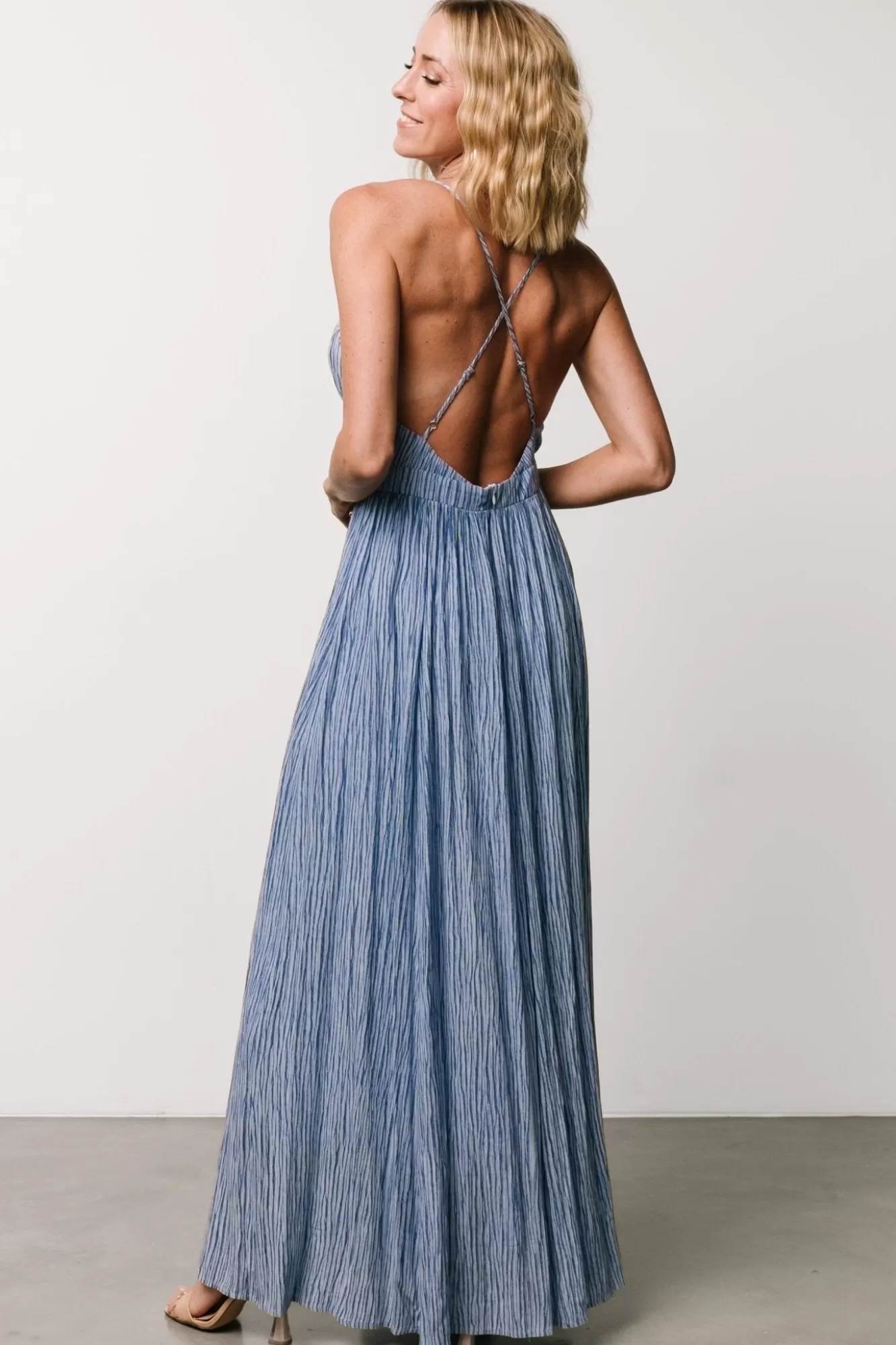 Baltic Born Maxi Dresses | Maxi Dresses | Korley Maxi Dress | Blue Stripe