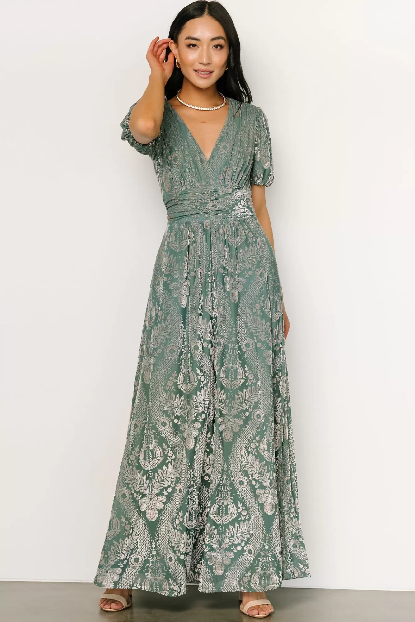 Baltic Born Maxi Dresses | Maxi Dresses | Leslie Velvet Maxi Dress | Sage + Silver