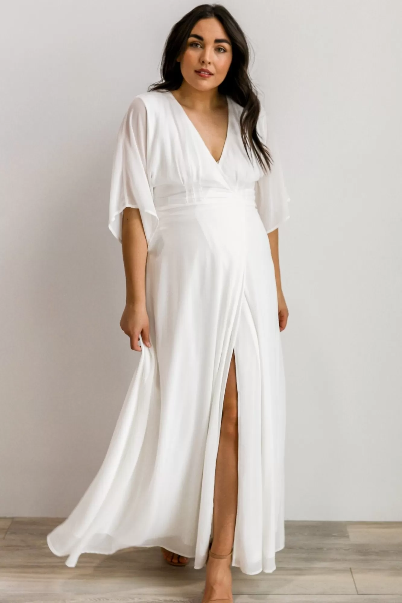 Baltic Born Maxi Dresses | Maxi Dresses | Lilly Wrap Maxi Dress | Off White