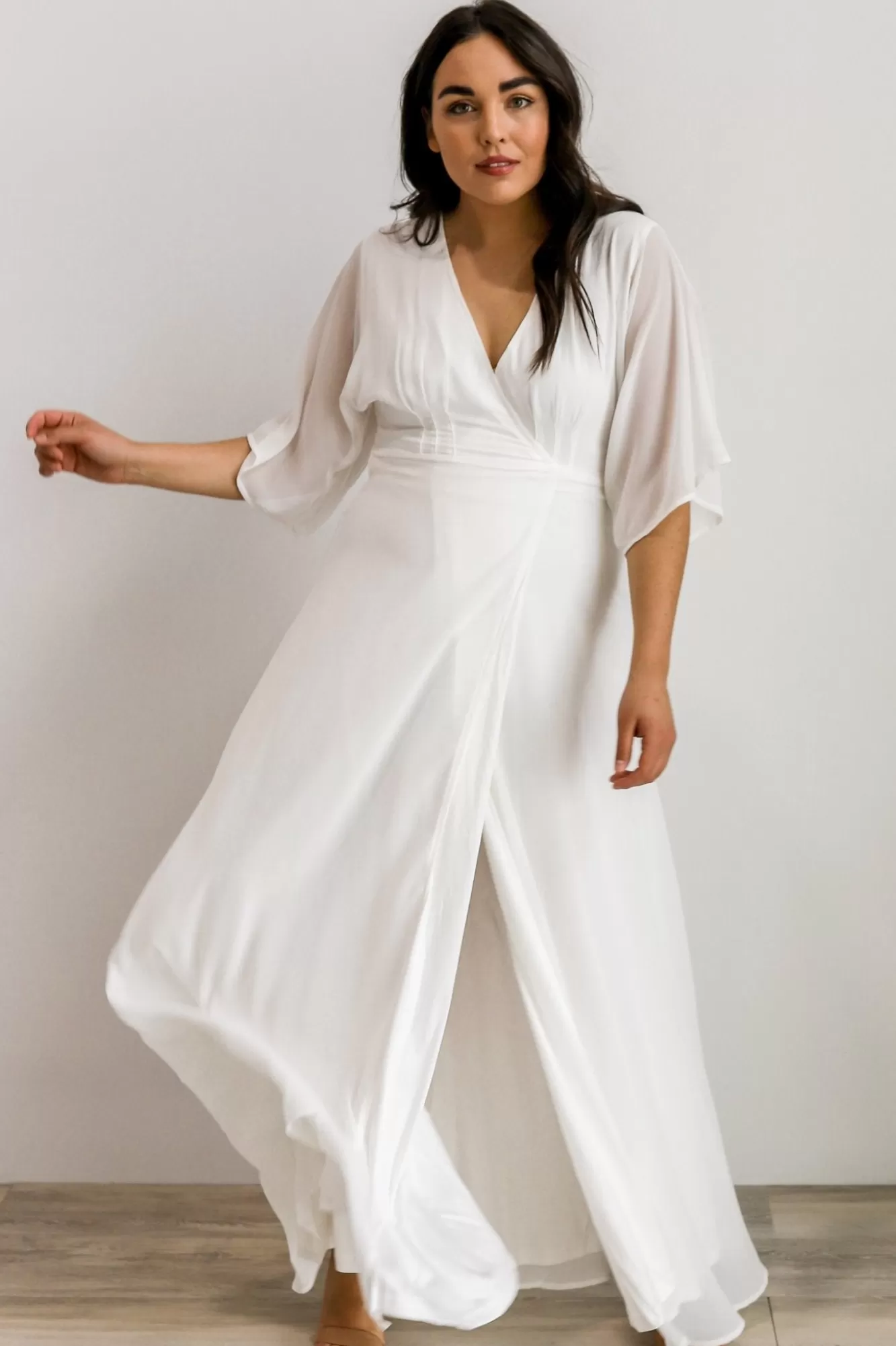 Baltic Born Maxi Dresses | Maxi Dresses | Lilly Wrap Maxi Dress | Off White