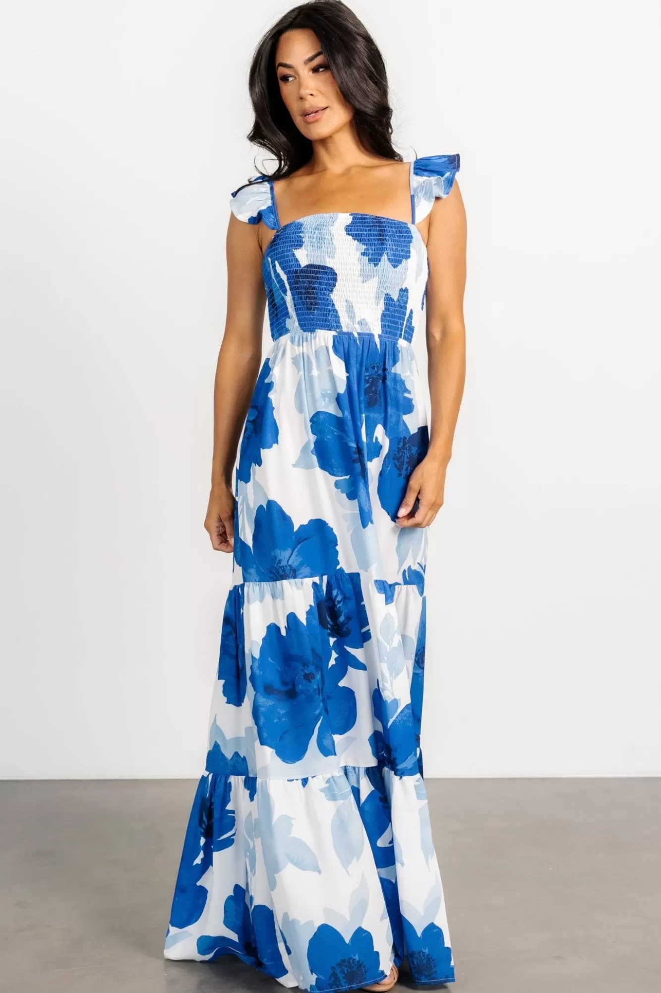 Baltic Born Maxi Dresses | Maxi Dresses | Mikaela Maxi Dress | Blue Floral