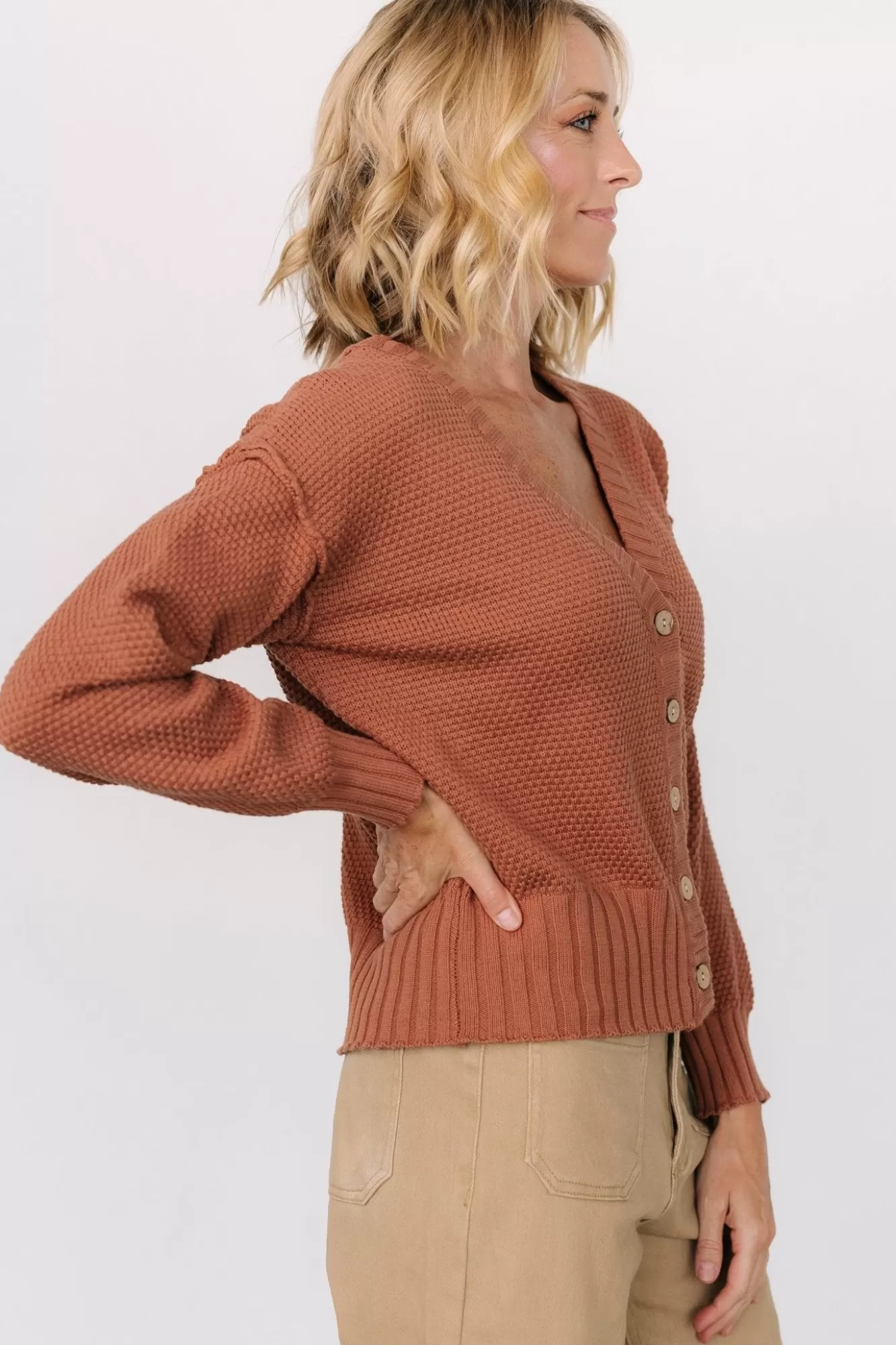 Baltic Born Sweaters | Cardigans | Milo Waffle Knit Cardigan |