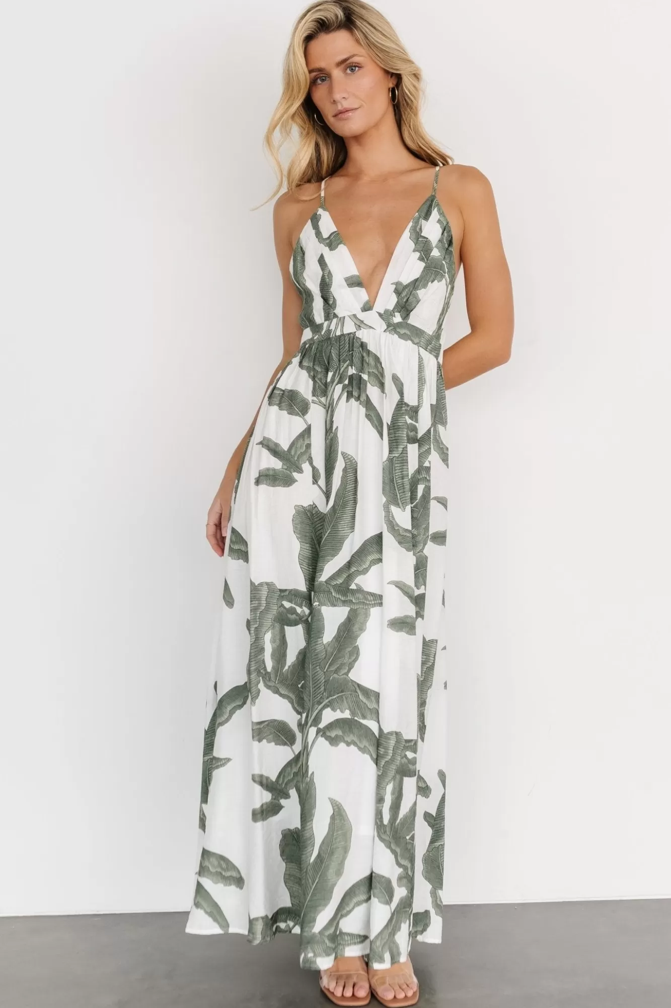 Baltic Born Maxi Dresses | Maxi Dresses | Miramar Maxi Dress | Green Print