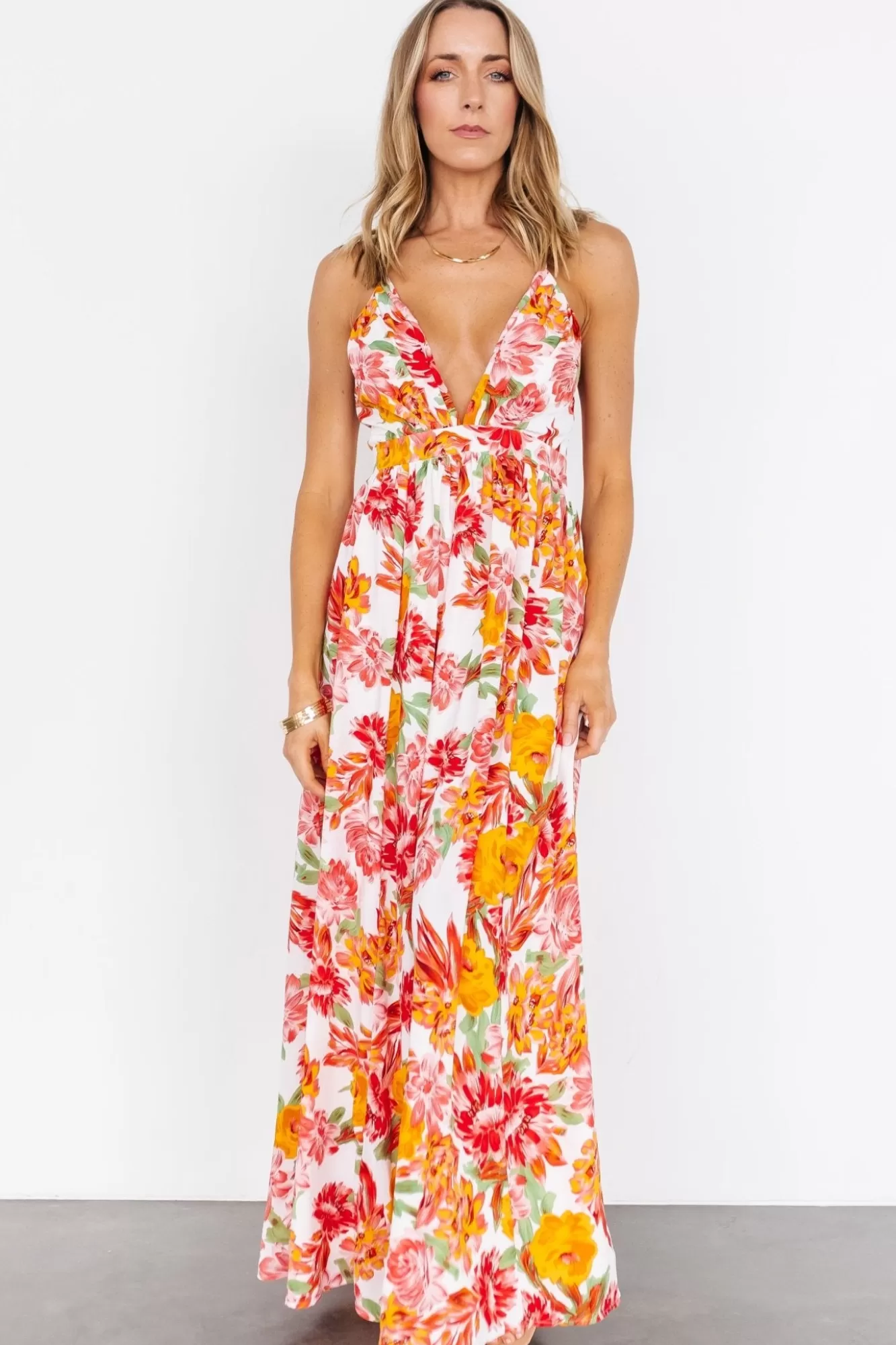 Baltic Born Maxi Dresses | Maxi Dresses | Miramar Maxi Dress | Off White Floral