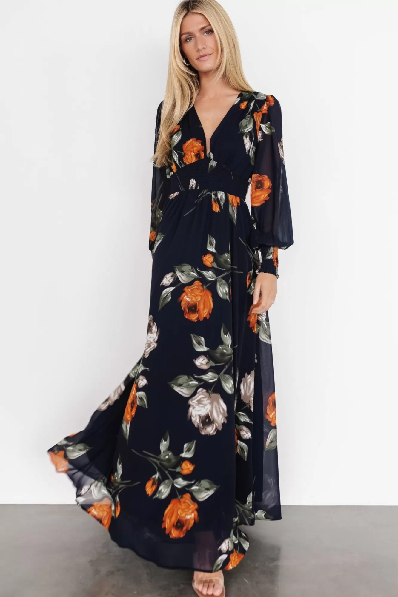 Baltic Born Maxi Dresses | Maxi Dresses | Olivia Maxi Dress | Midnight Navy Floral