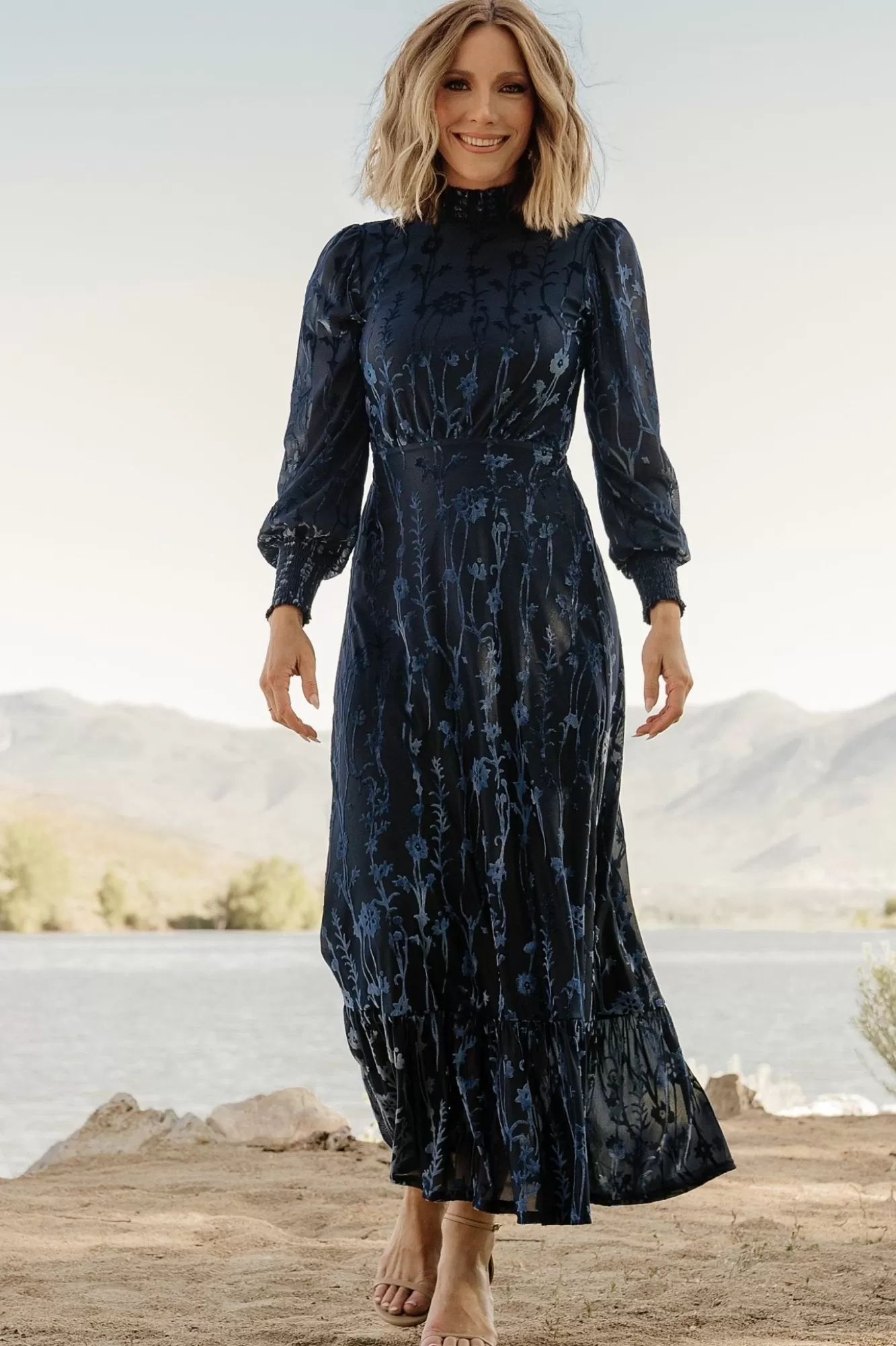 Baltic Born Maxi Dresses | Maxi Dresses | Penelope Velvet Maxi Dress | Midnight Blue