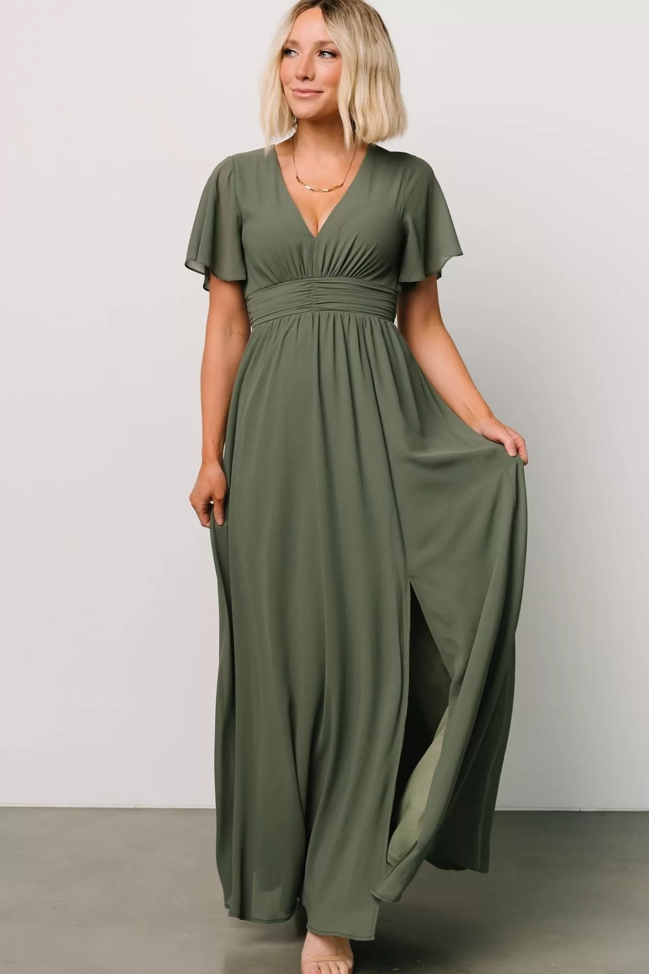 Baltic Born Maxi Dresses | Maxi Dresses | Ramona Maxi Dress | Dark Sage