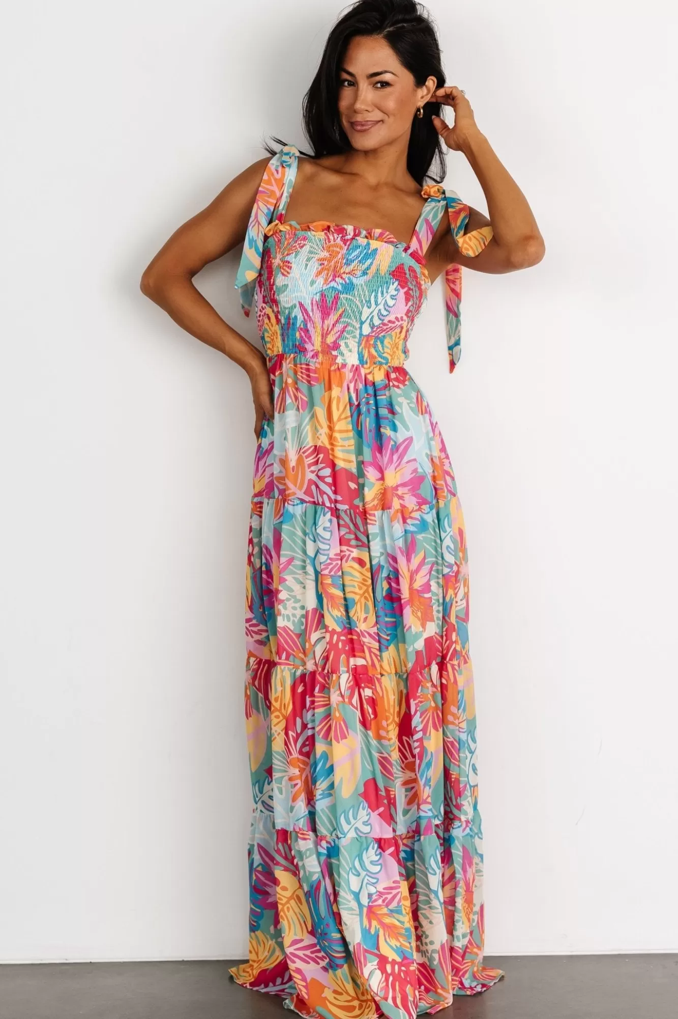 Baltic Born Maxi Dresses | Maxi Dresses | Santana Maxi Dress | Multi Print