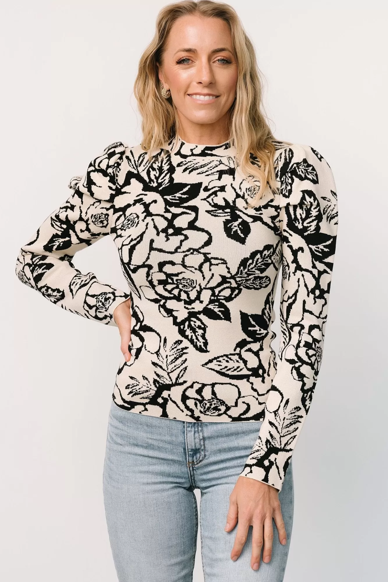 Baltic Born Blouses + Shirts | Sweaters | Sebastian Sweater | Black Multi