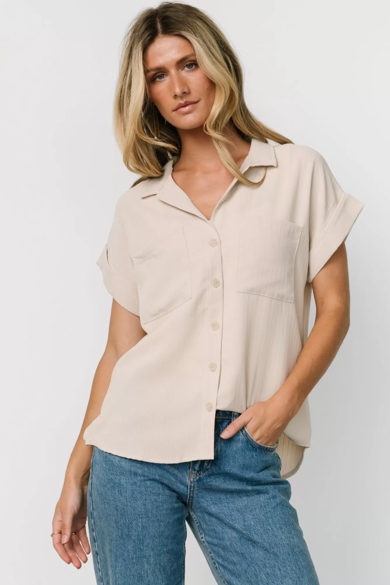 Baltic Born Blouses + Shirts | Shaylee Button Up Top |