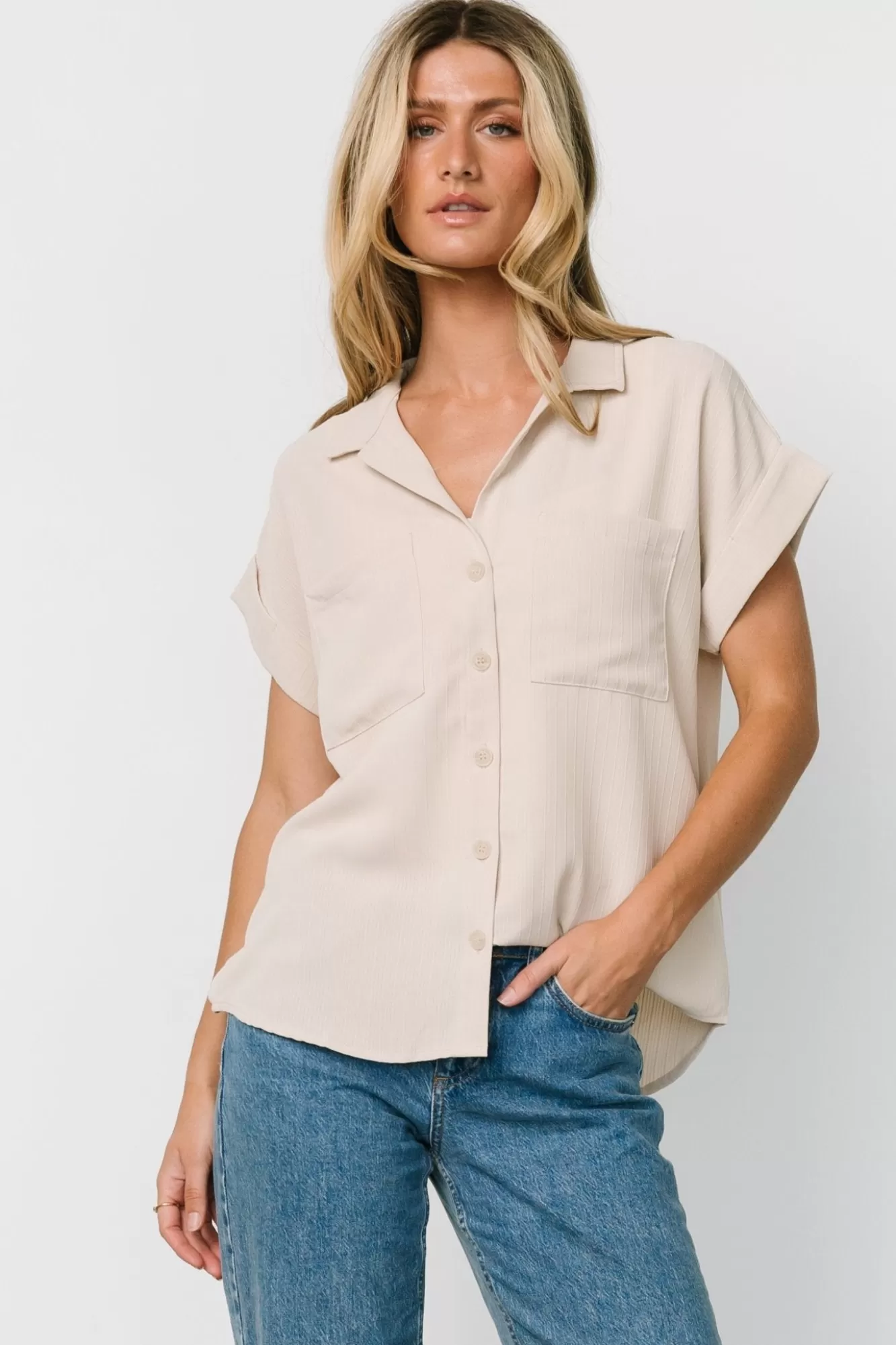 Baltic Born Blouses + Shirts | Shaylee Button Up Top |