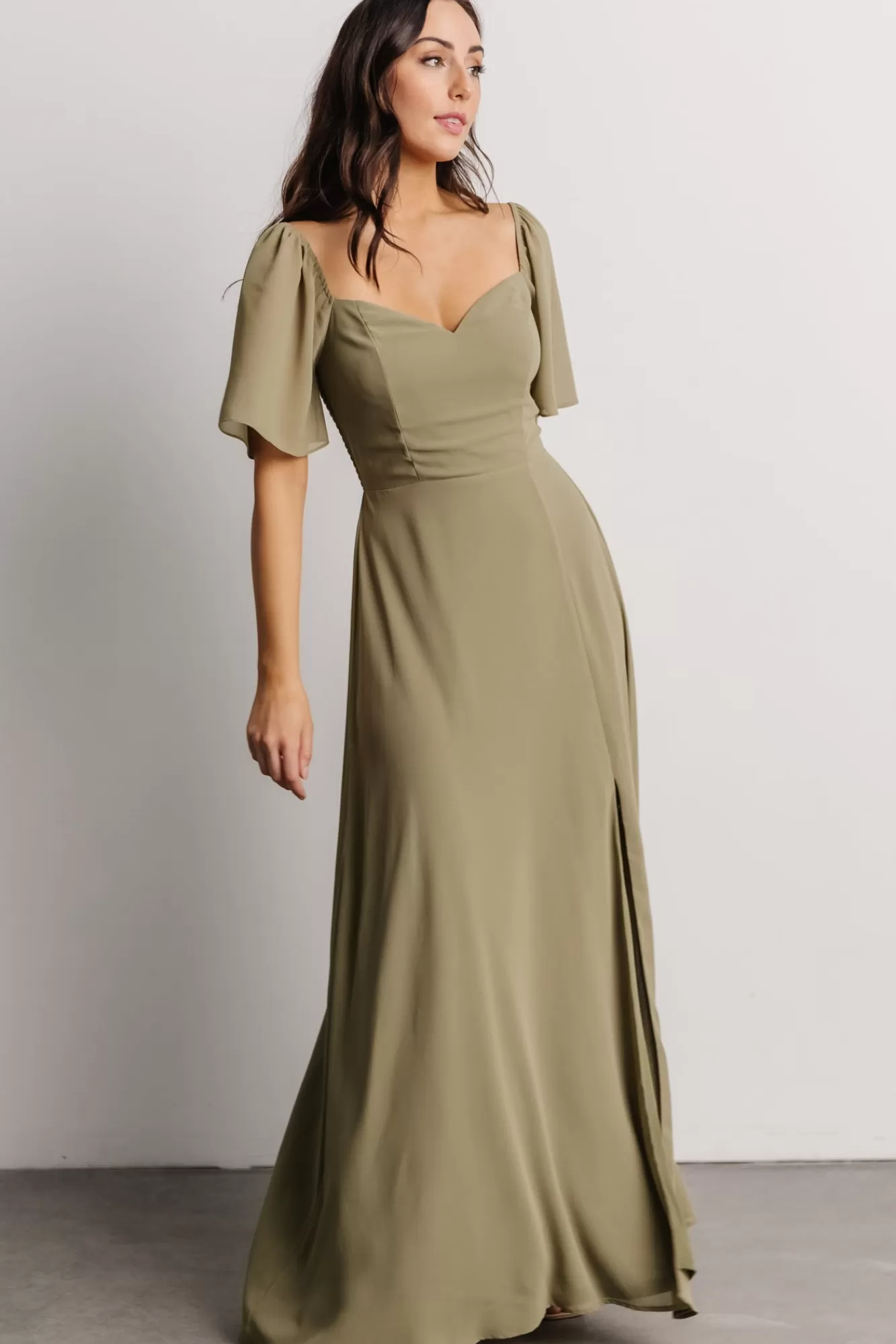 Baltic Born Maxi Dresses | Maxi Dresses | Sierra Sweetheart Maxi Dress | Dusty Olive